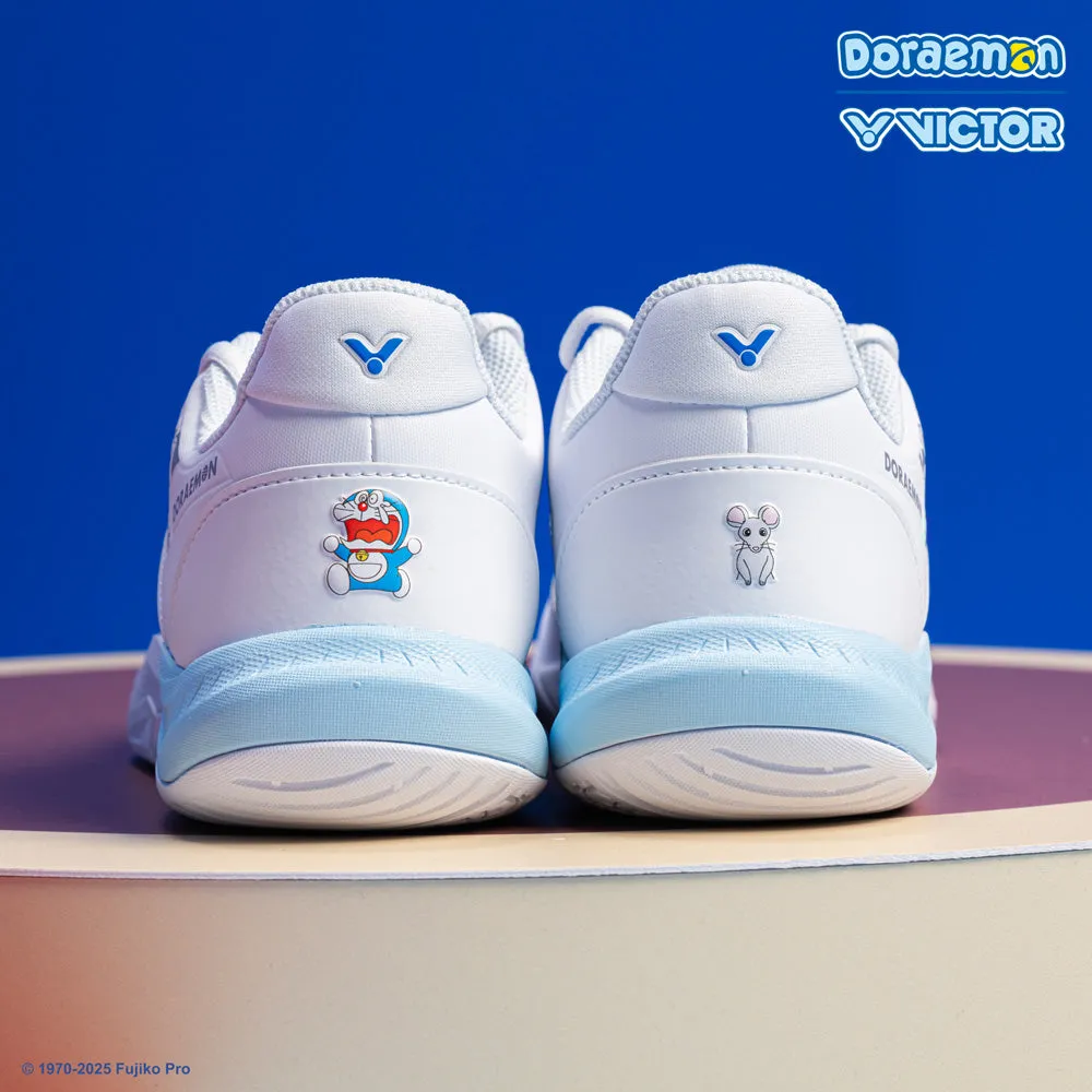 Grip Master Victor x Doraemon Court Shoes P-DRM-A (White)