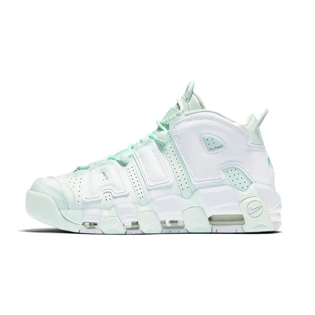 Extended Game Support Energy Step Transfer NIKE Air More Uptempo 96 Womens Basketball Shoes Mint Green Stability Retro High Support Sports Sneakers For Women Shoes