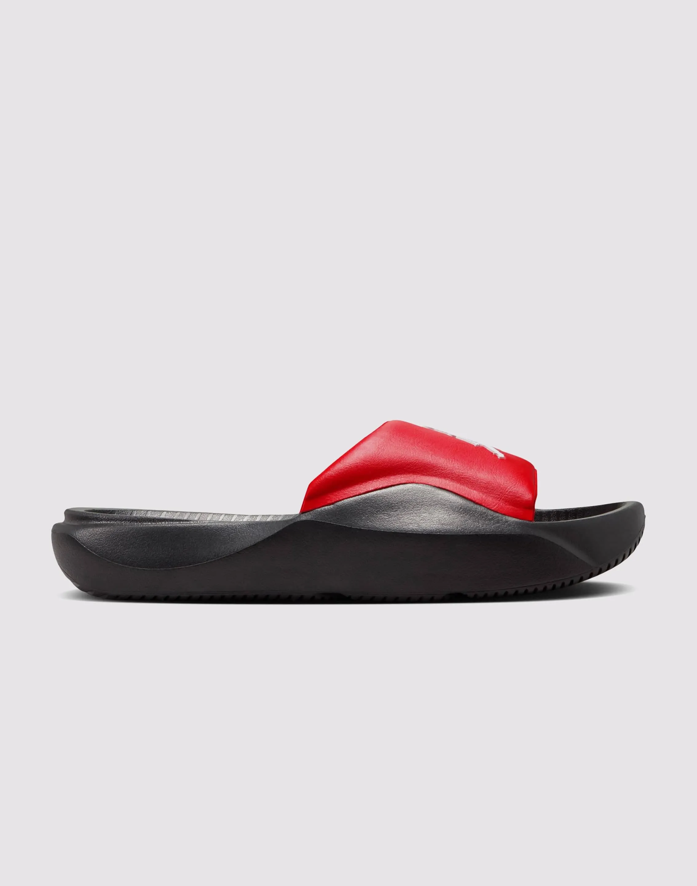 Leather   upper Drive Ready Jordan Franchise "Varsity Red/White/Black" Slide