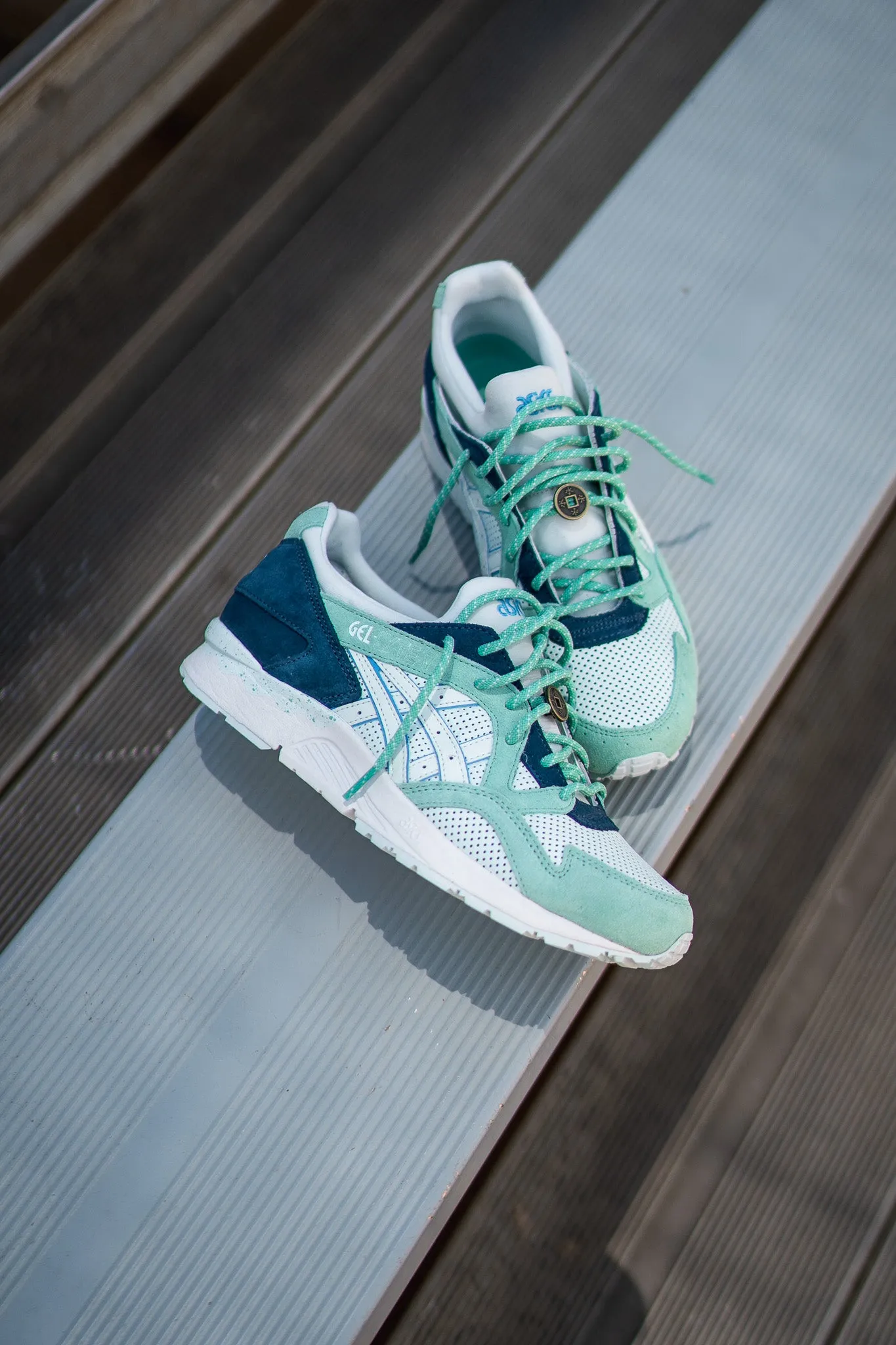 rustic Mens Asics Gel-Lyte 5 Godai (Soothing Sea/Seafoam)