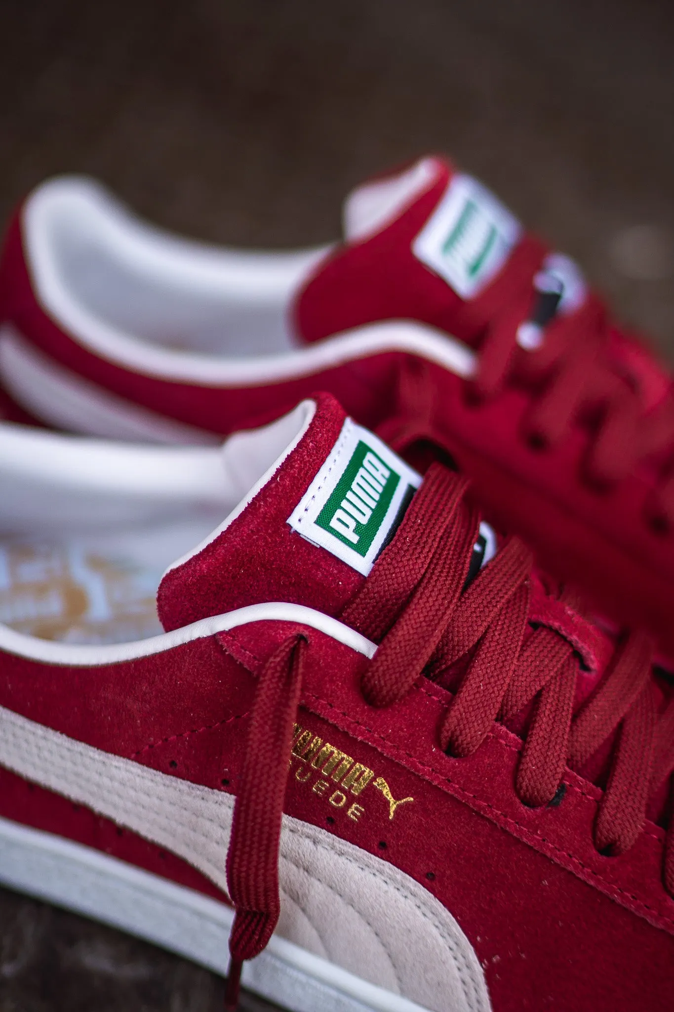 Mens Puma Suede Classic (Cabernet) Dynamic silhouette
