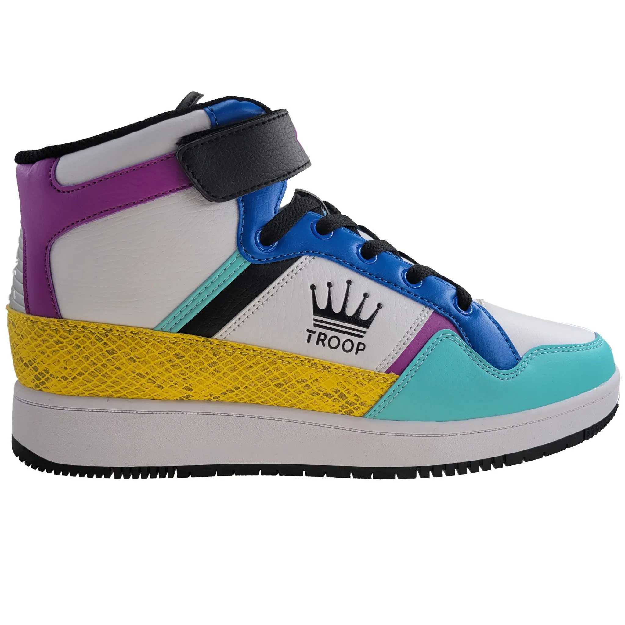 Troop Men's Destroyer 20 Mid Strap Multi Casual Shoes Skill Step Campus Fit