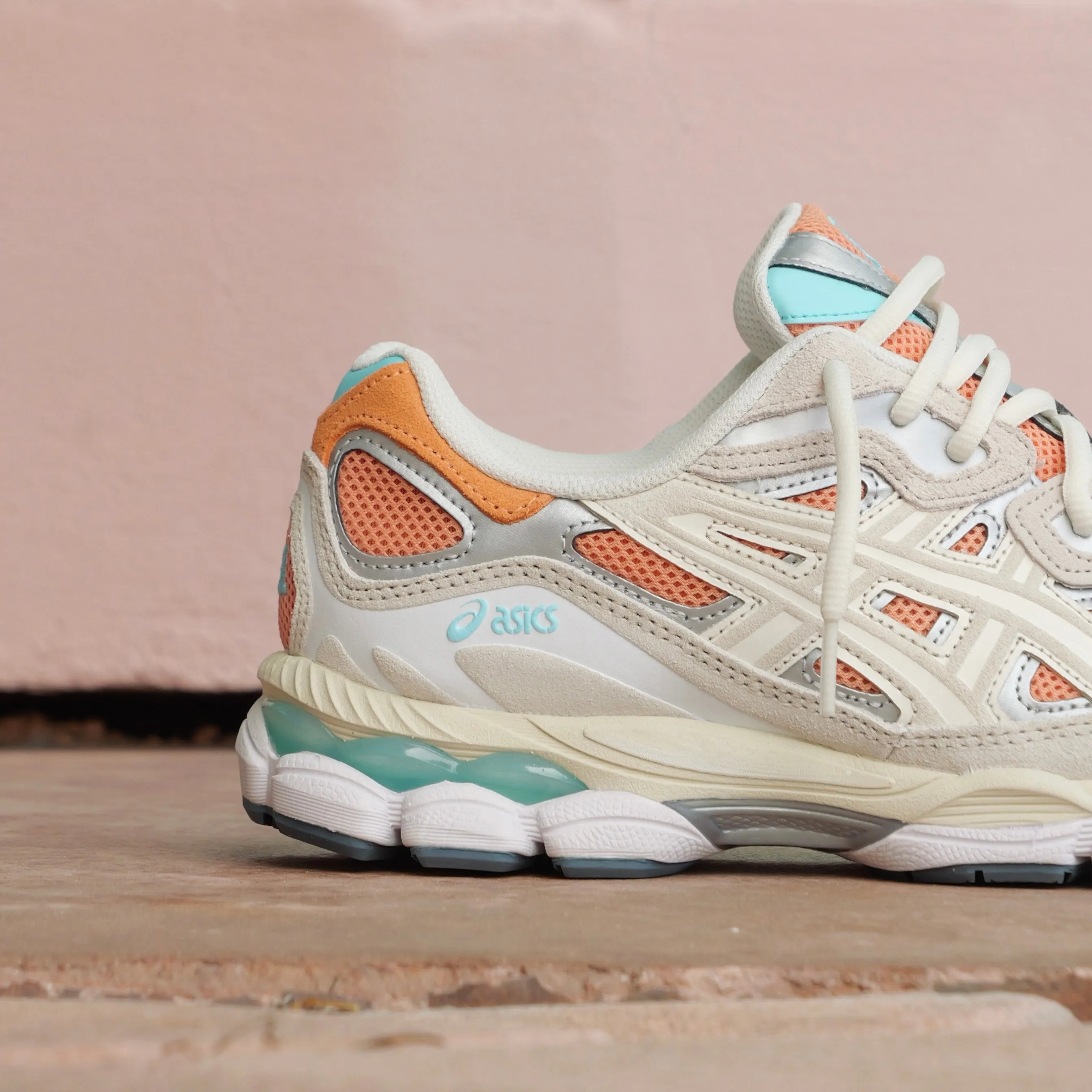 Mens Asics Gel-NYC (Terracotta/Cream) Elegant shock absorption