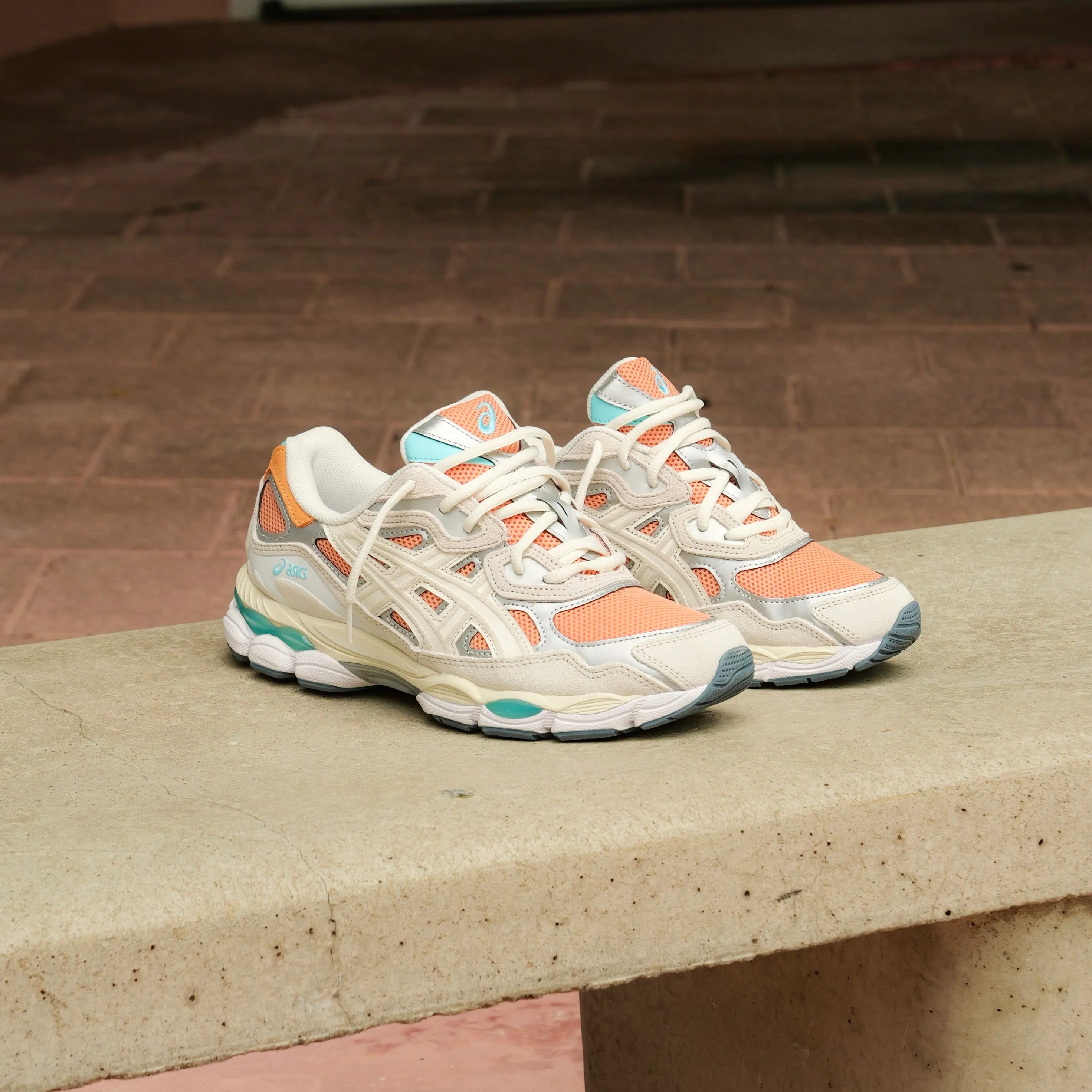 Mens Asics Gel-NYC (Terracotta/Cream) widest