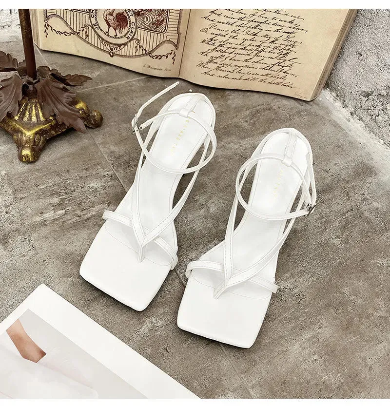 Core Flex Luxury Sexy Women's Shoes Shallow Mouth Summer Female Sandals Open Toe Clip on Women High Heels Lightweight Sandalias De Mujer