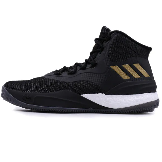 Adidas Original New Arrival Official D Rose 8 Men's High Top Basketball Shoes Toe box space Lockdown Strap