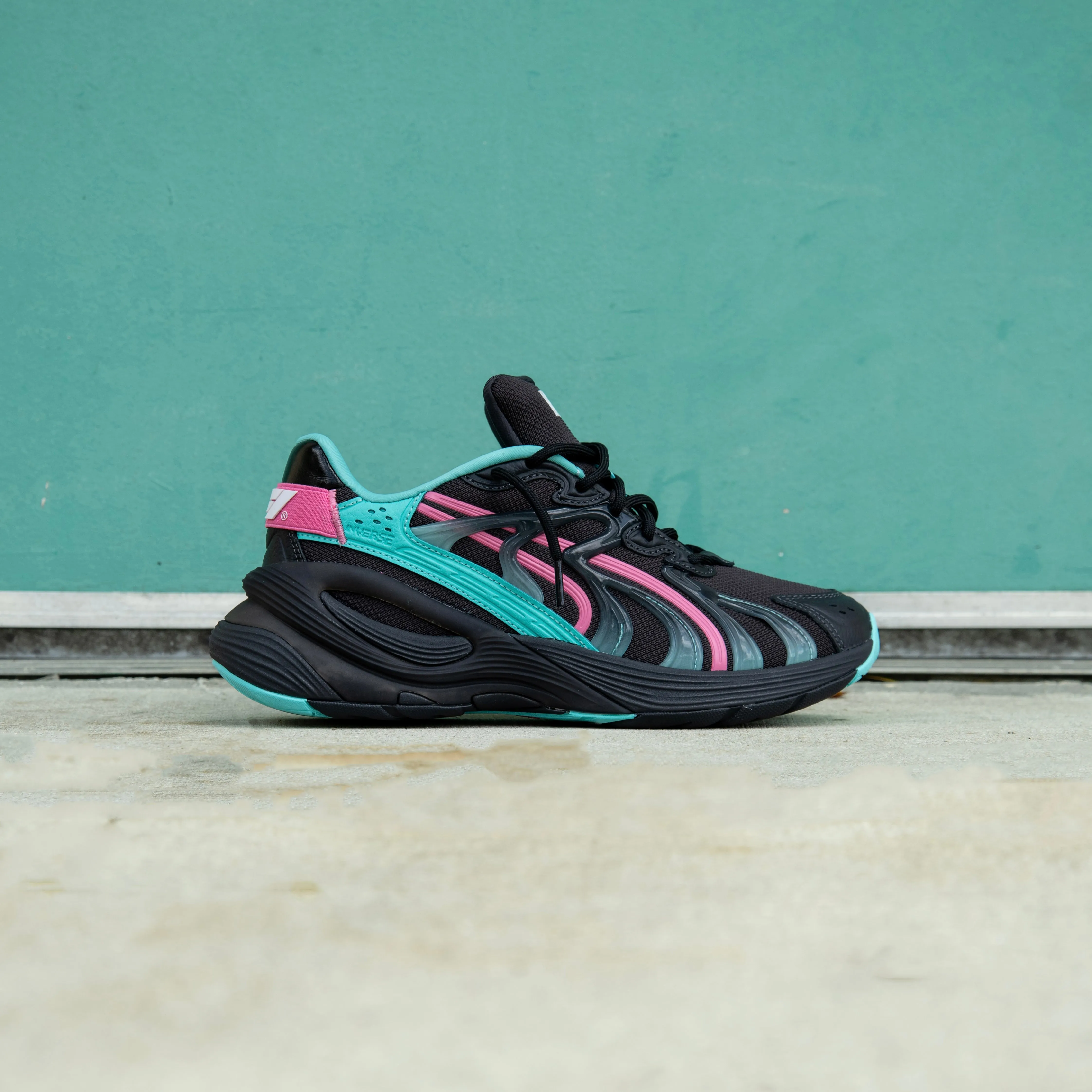 Refined Look Mens Puma F1 Inverse Miami (Flat Dark Grey/Aquatic)