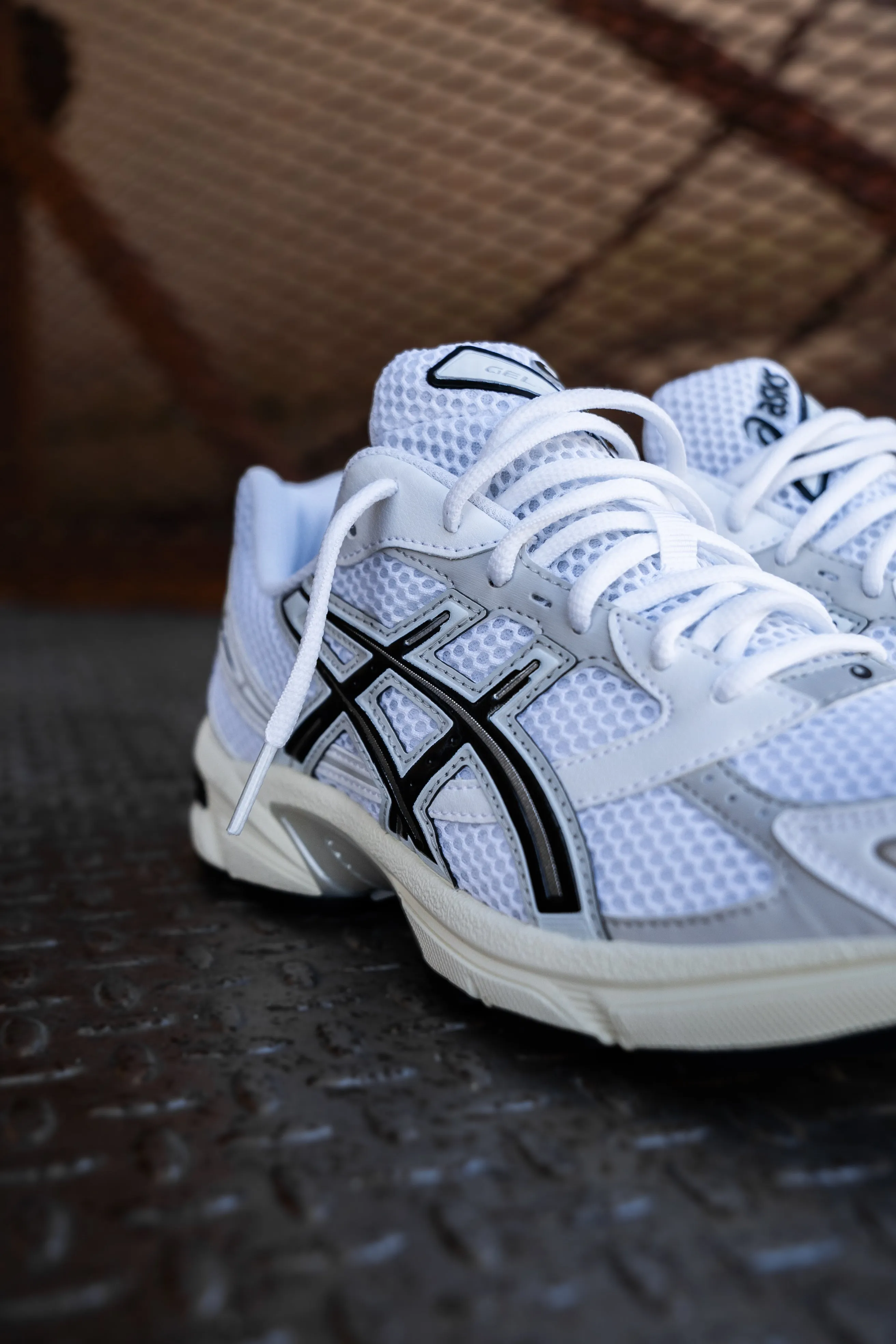 buckle - type Mens Asics Gel-1130 (White/Cloud Grey)