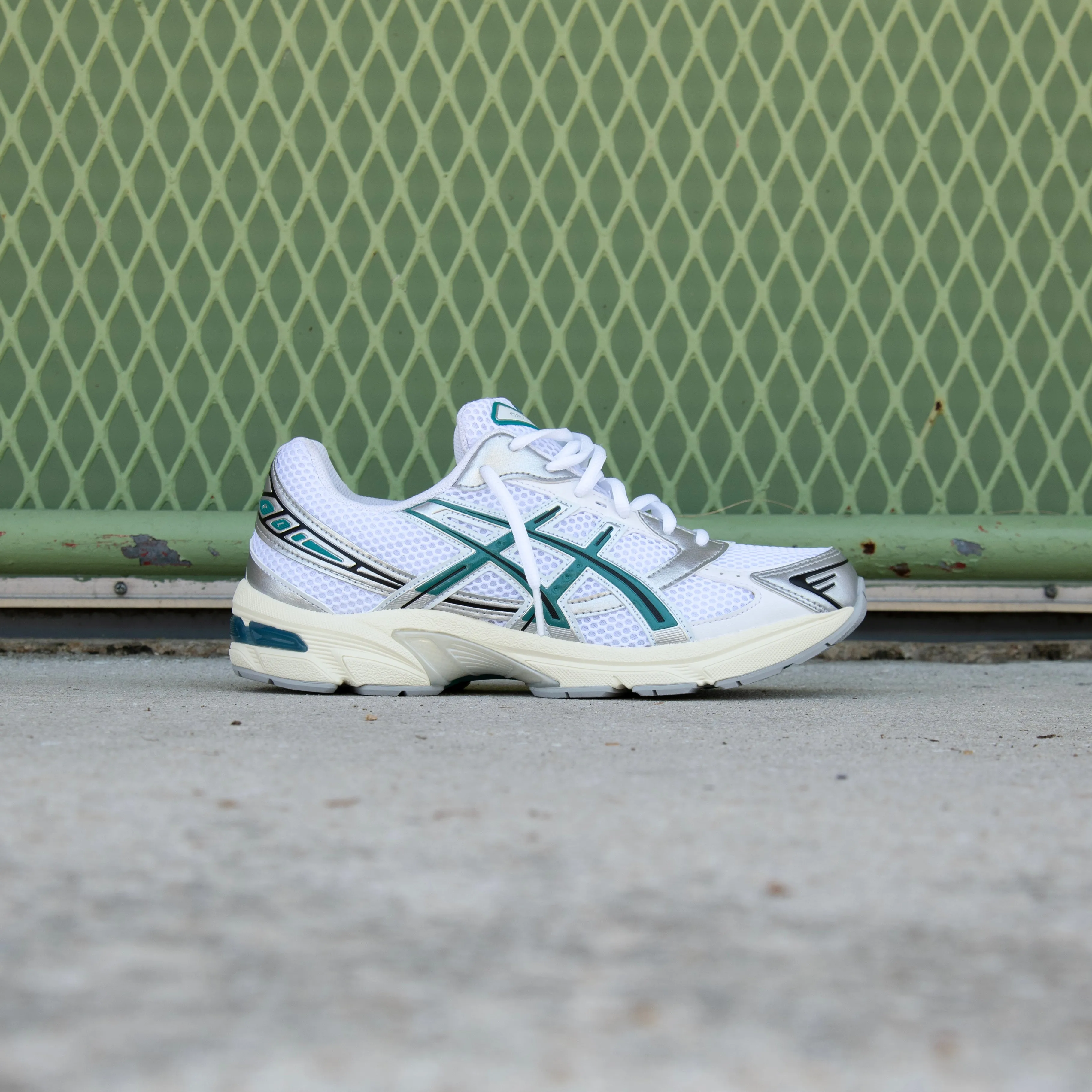most pool Mens Asics Gel-1130 (White/Rainy Lake)