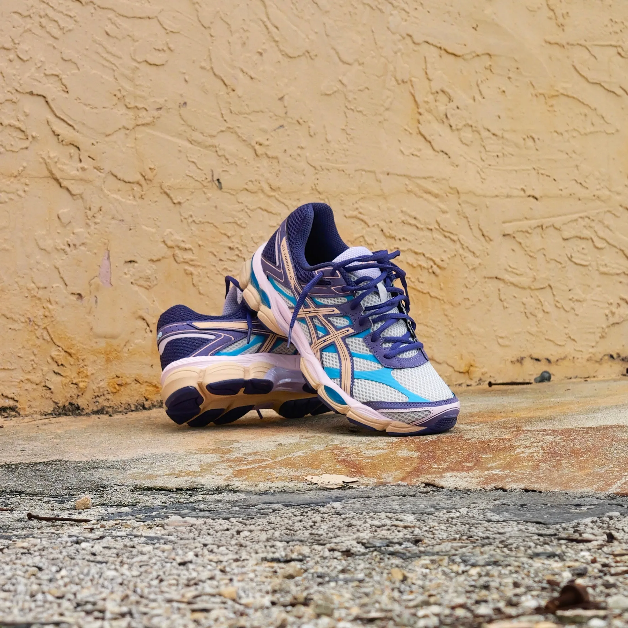 Mens Asics Gel-Cumulus 16 (Cloud Grey/Bisque) most stylish Casual Style