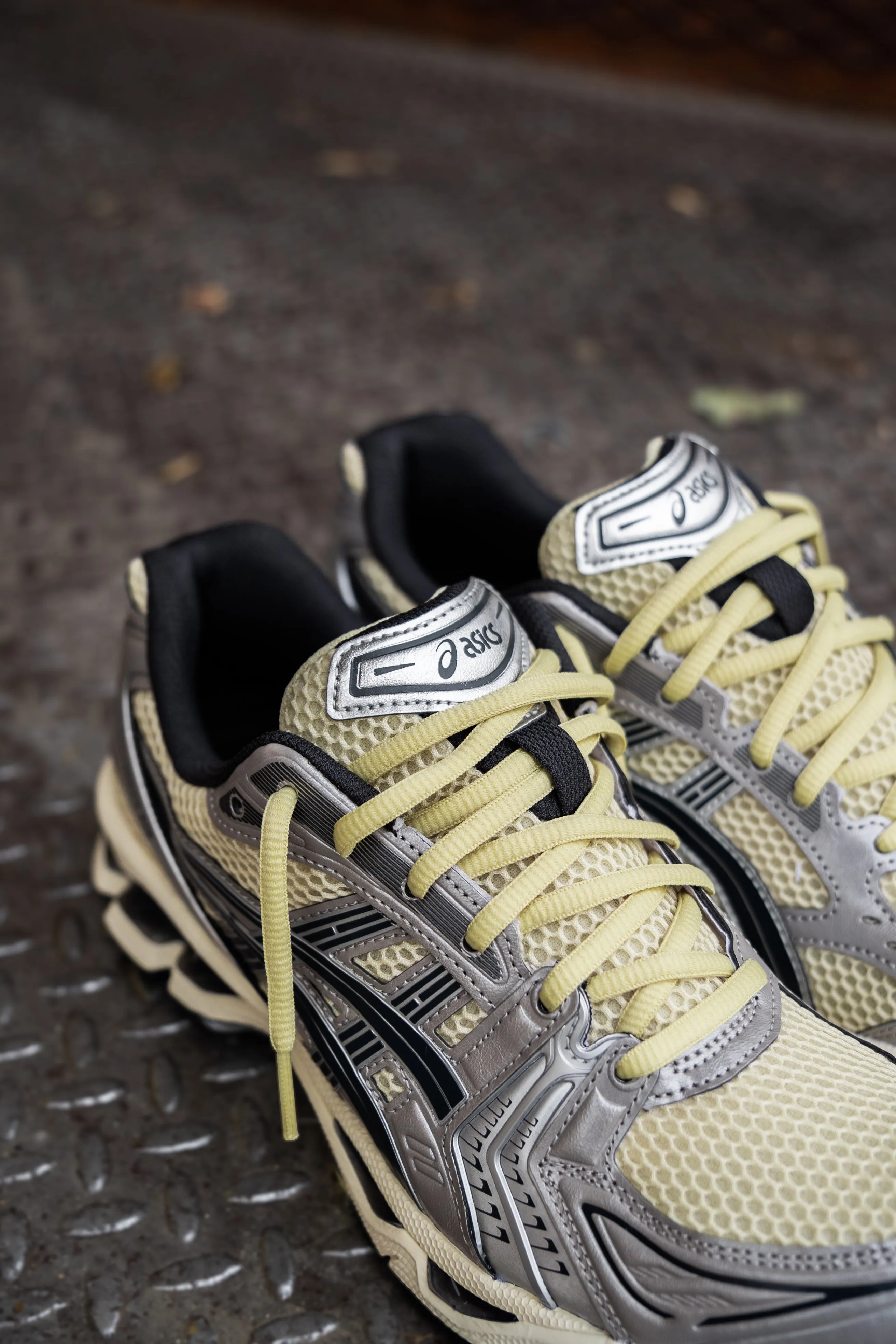 Mens Asics Gel Kayano 14 (Oyster White/Steeple Grey) Distinctive durability stability - provision - level