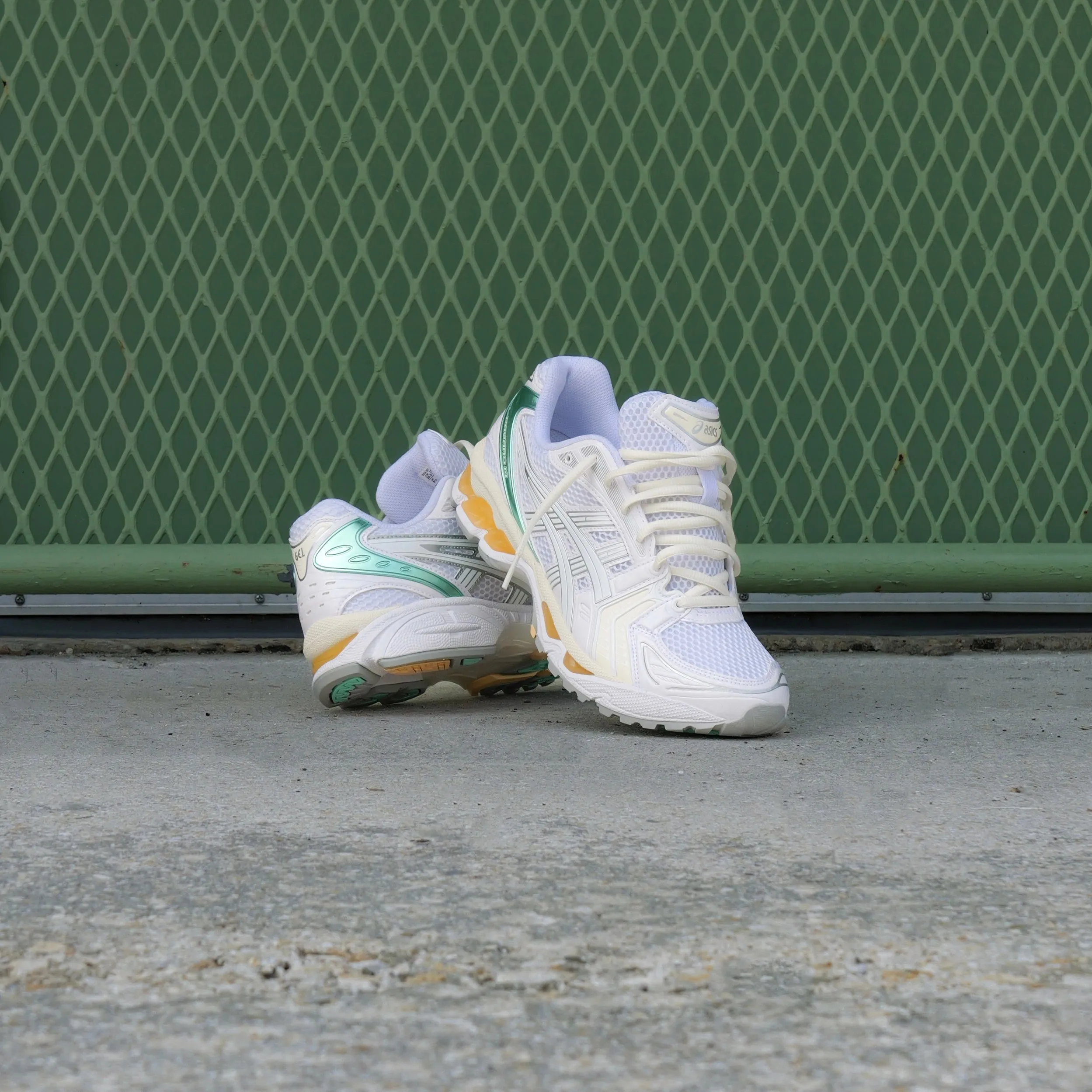 Mens Asics Gel-Kayano 14 (White/White) coordinating