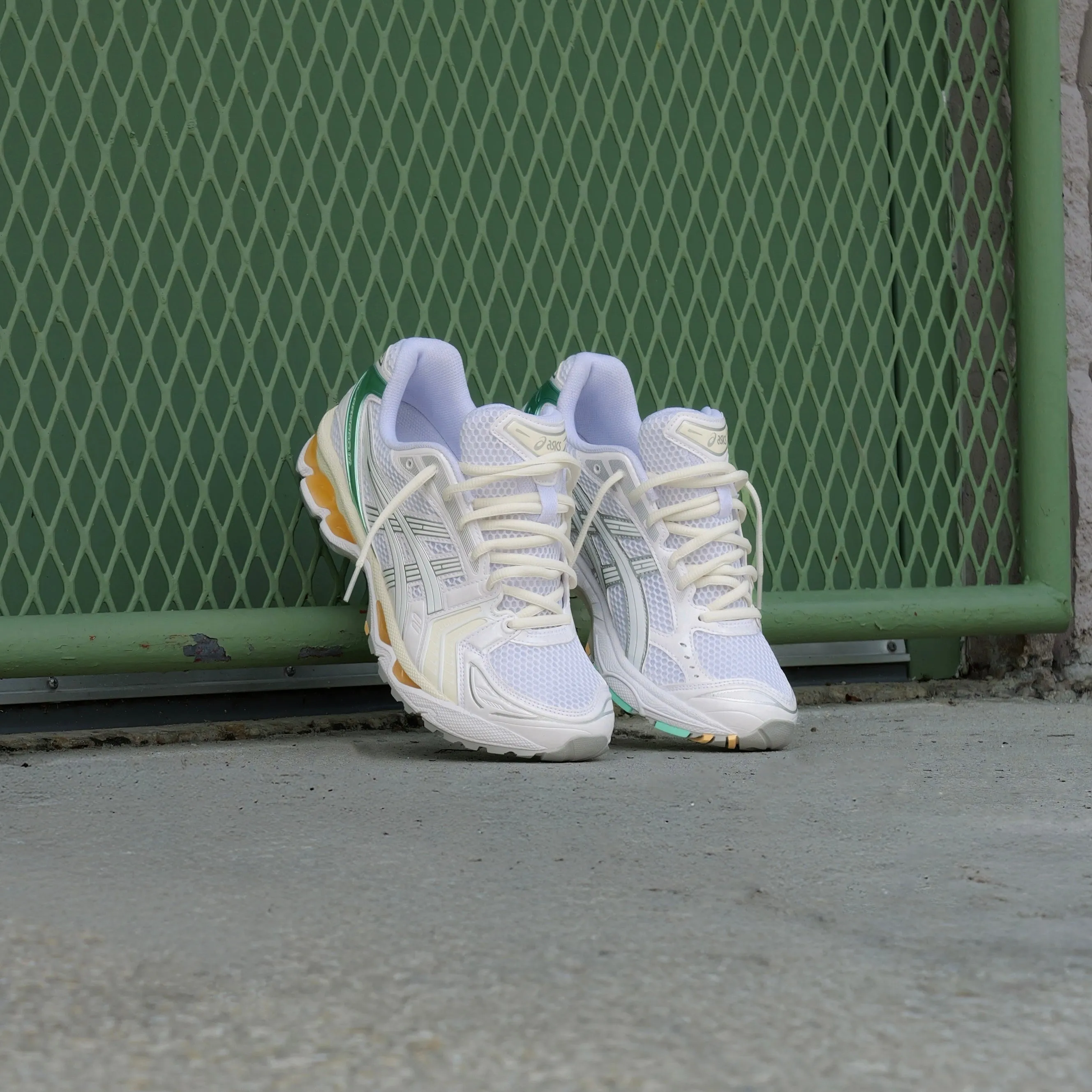 Reliable Grip Eco - friendly Mens Asics Gel-Kayano 14 (White/White)