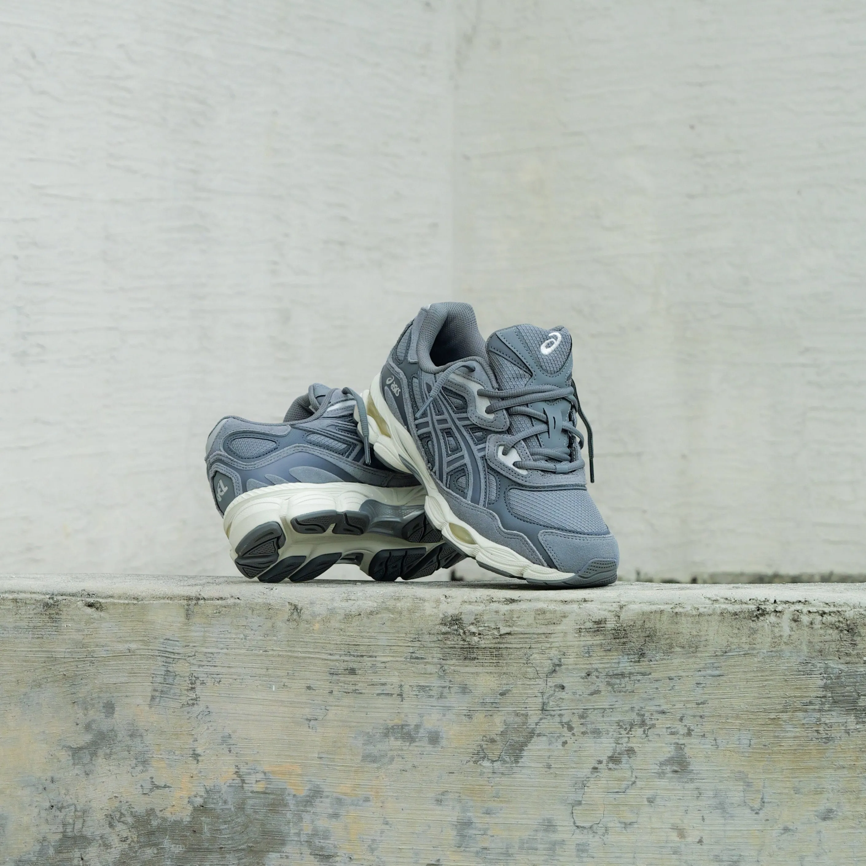 Mens Asics Gel-NYC (Steel Grey/Carrier Grey) Stylish Wear