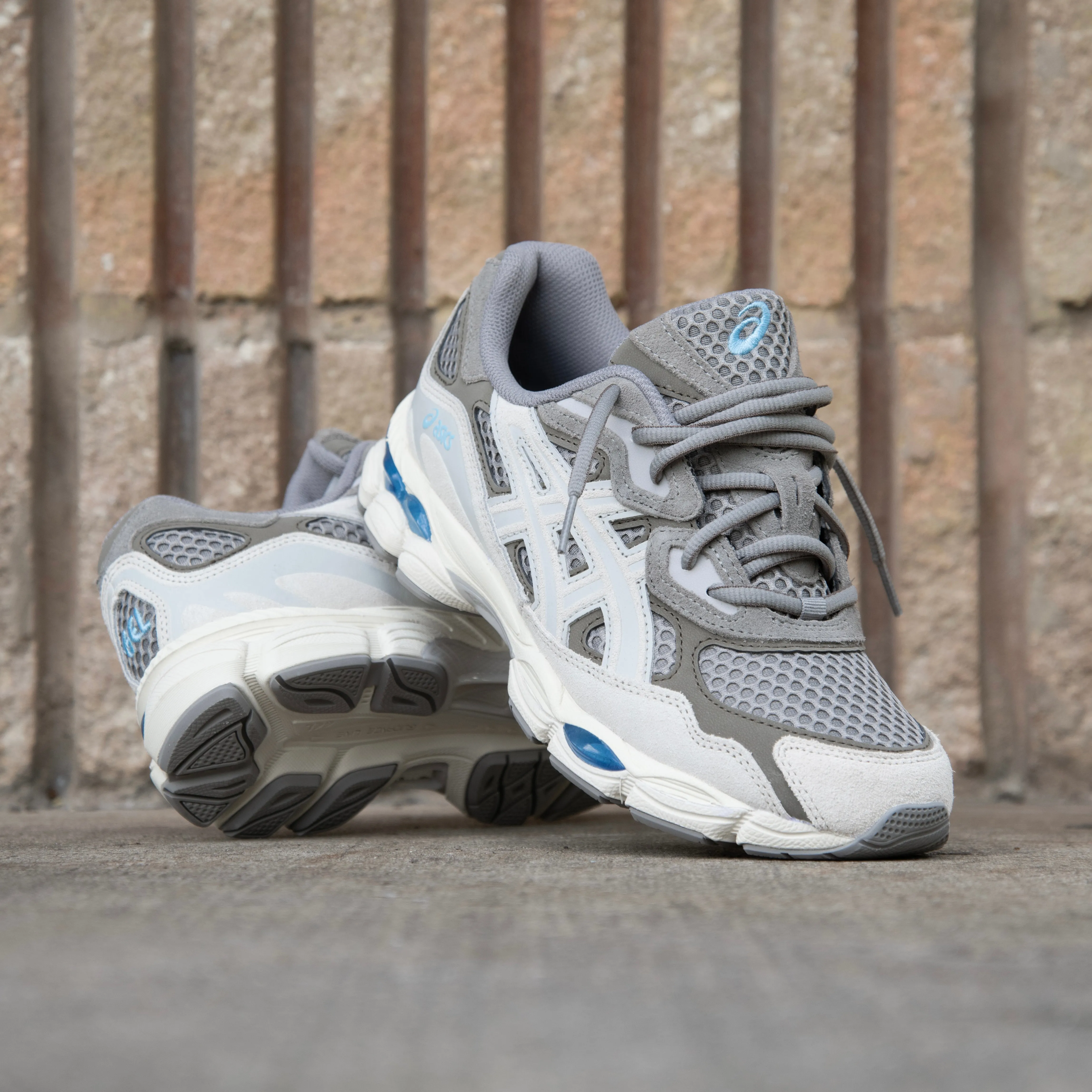 Mens Asics Gel-NYC (Steeple Grey/Cream) Foot Style Cushioned Comfort
