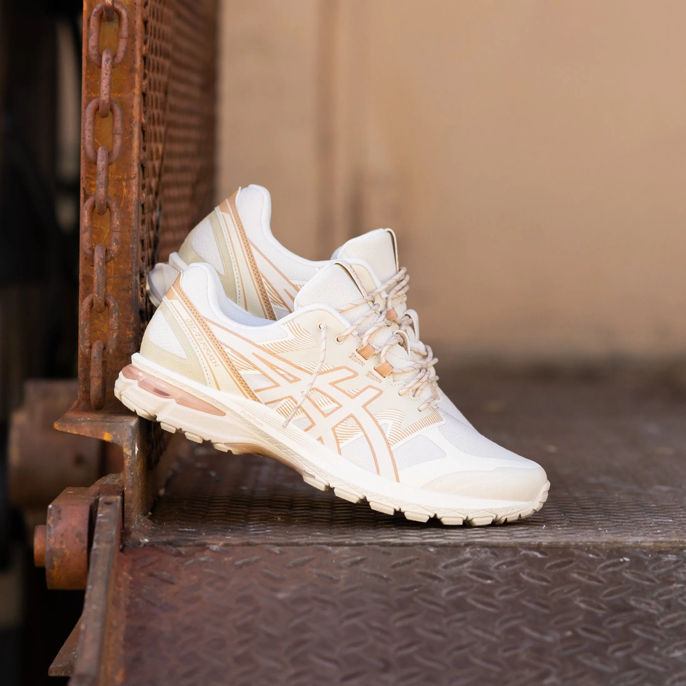 Mens Asics Gel-Terrain (Birch/Birch) - 1203A342-200 Chic Wear Street Sneakers
