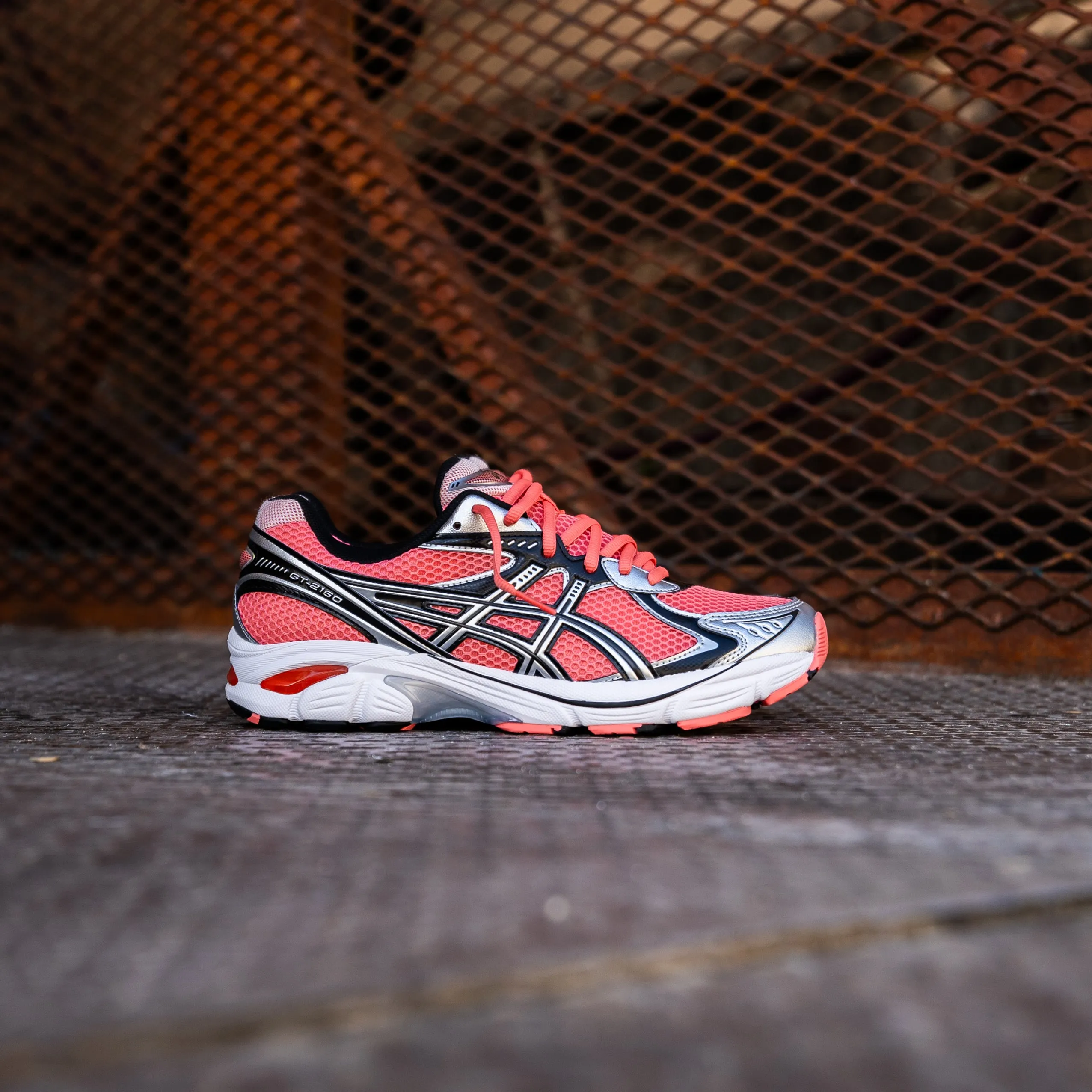 Vibrant breathability Mens Asics GT-2160 (Papaya/Pure Silver)