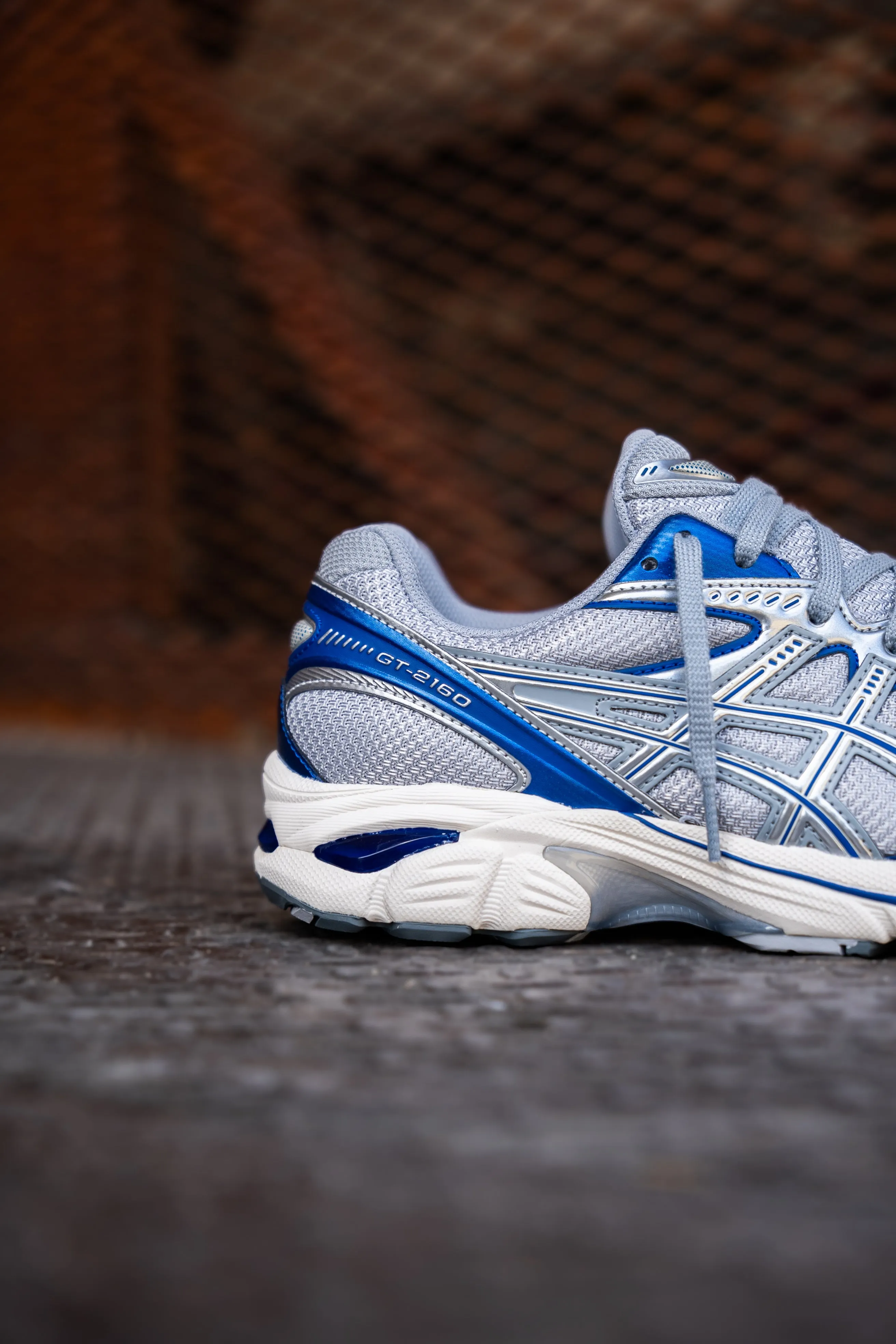 Mens Asics GT-2160 (Piedmont Grey/Deep Marine) All-weather flair