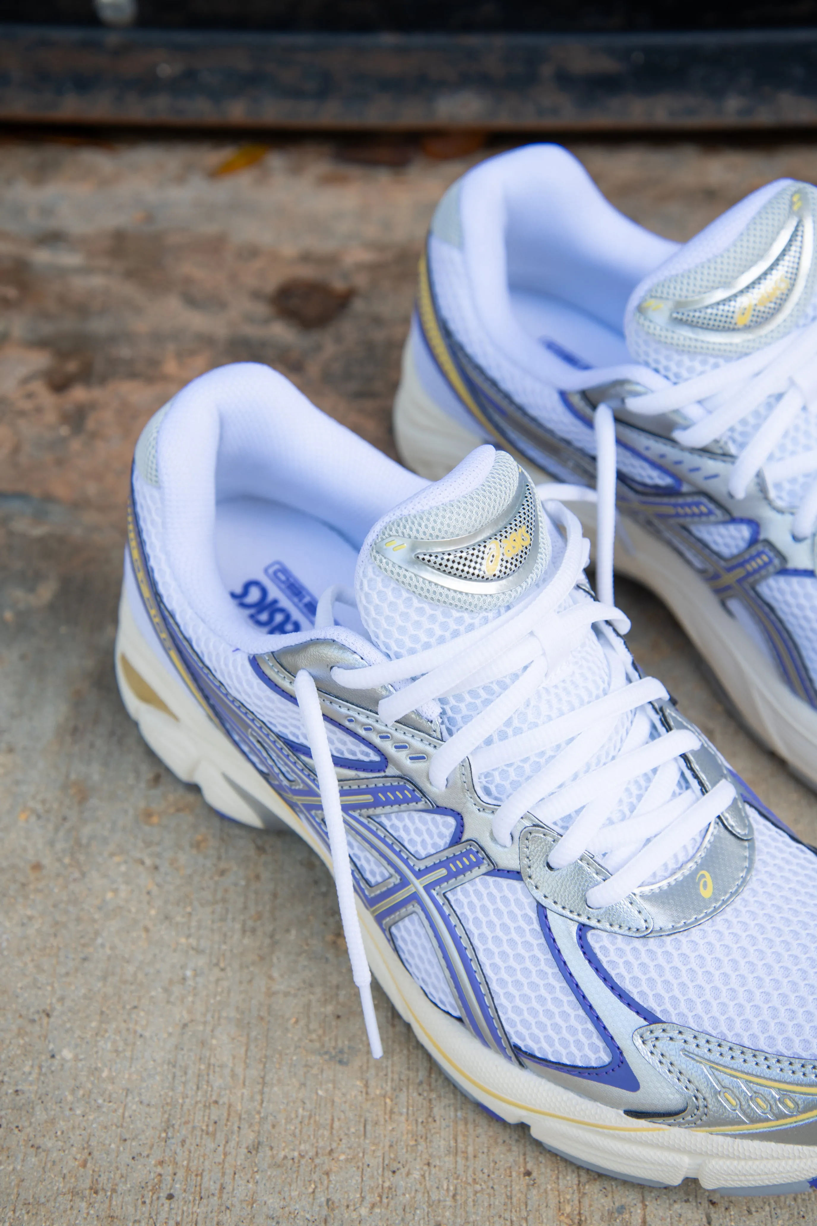 Mens Asics GT-2160 (White/Blue Violet) Geometric Print