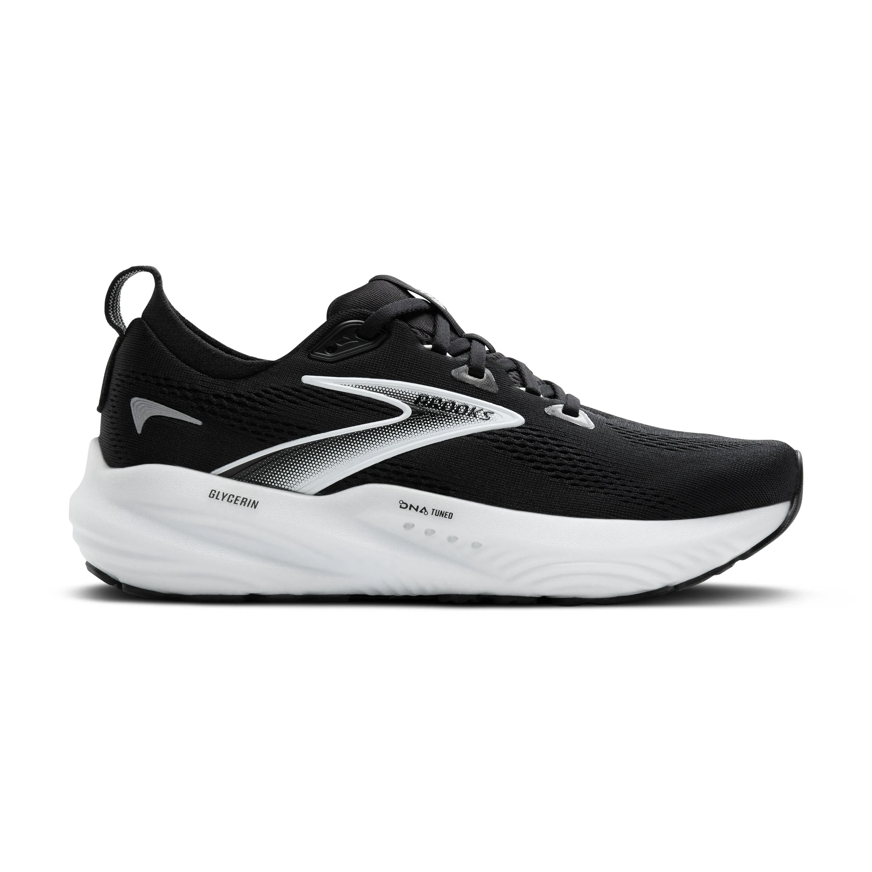 MEN'S GLYCERIN 22 - D - 090 BLACK/GREY/WHITE padded - tongue shock - absorbing foam shoe element