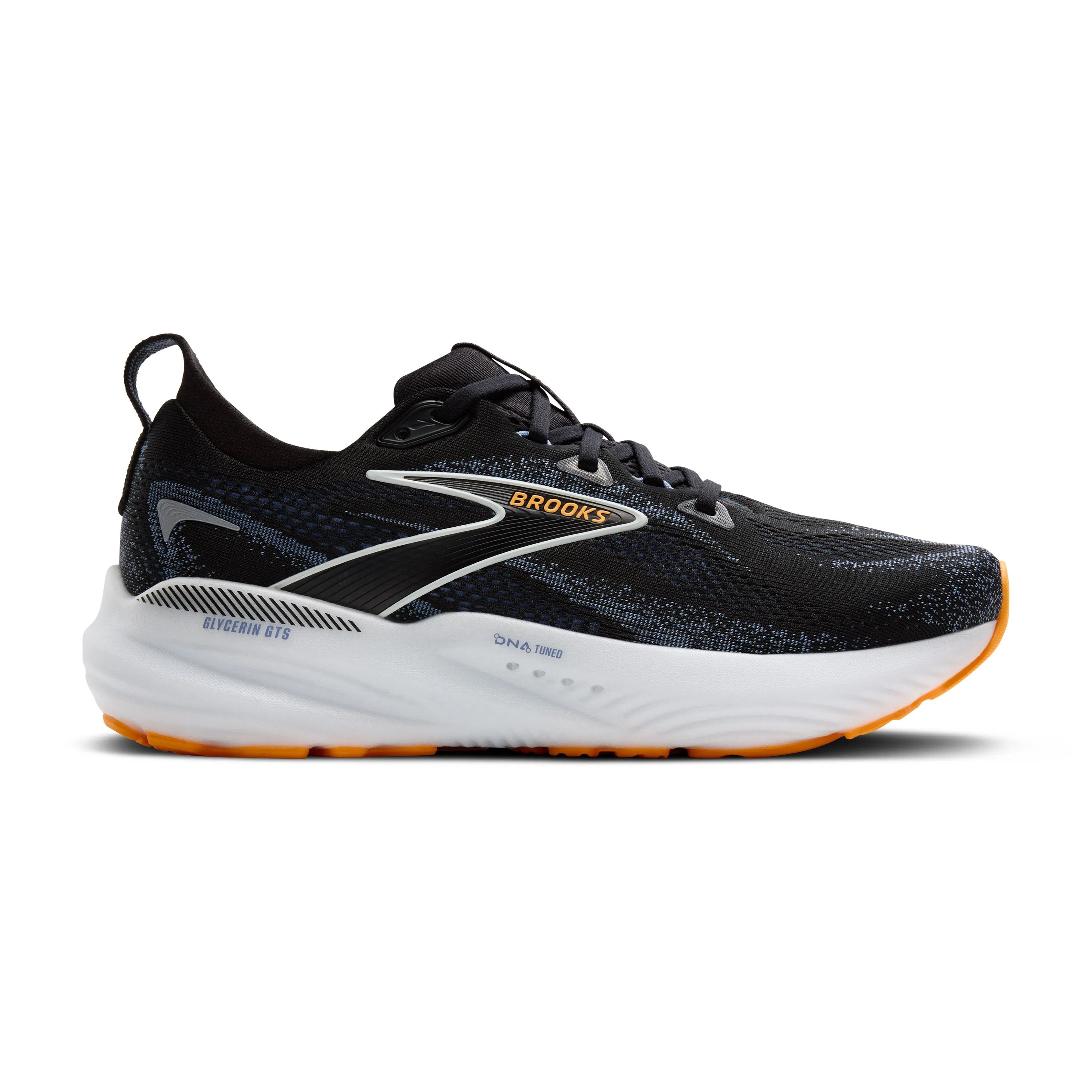 MEN'S GLYCERIN GTS 22 - D - 013 BLACK/COUNTRY BLUE/ORANGE Comfort Stride all - terrain - feature shoes