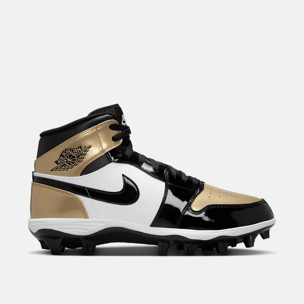 city shoes personalization - level Men's Jordan 1 Mid TD Football Cleats