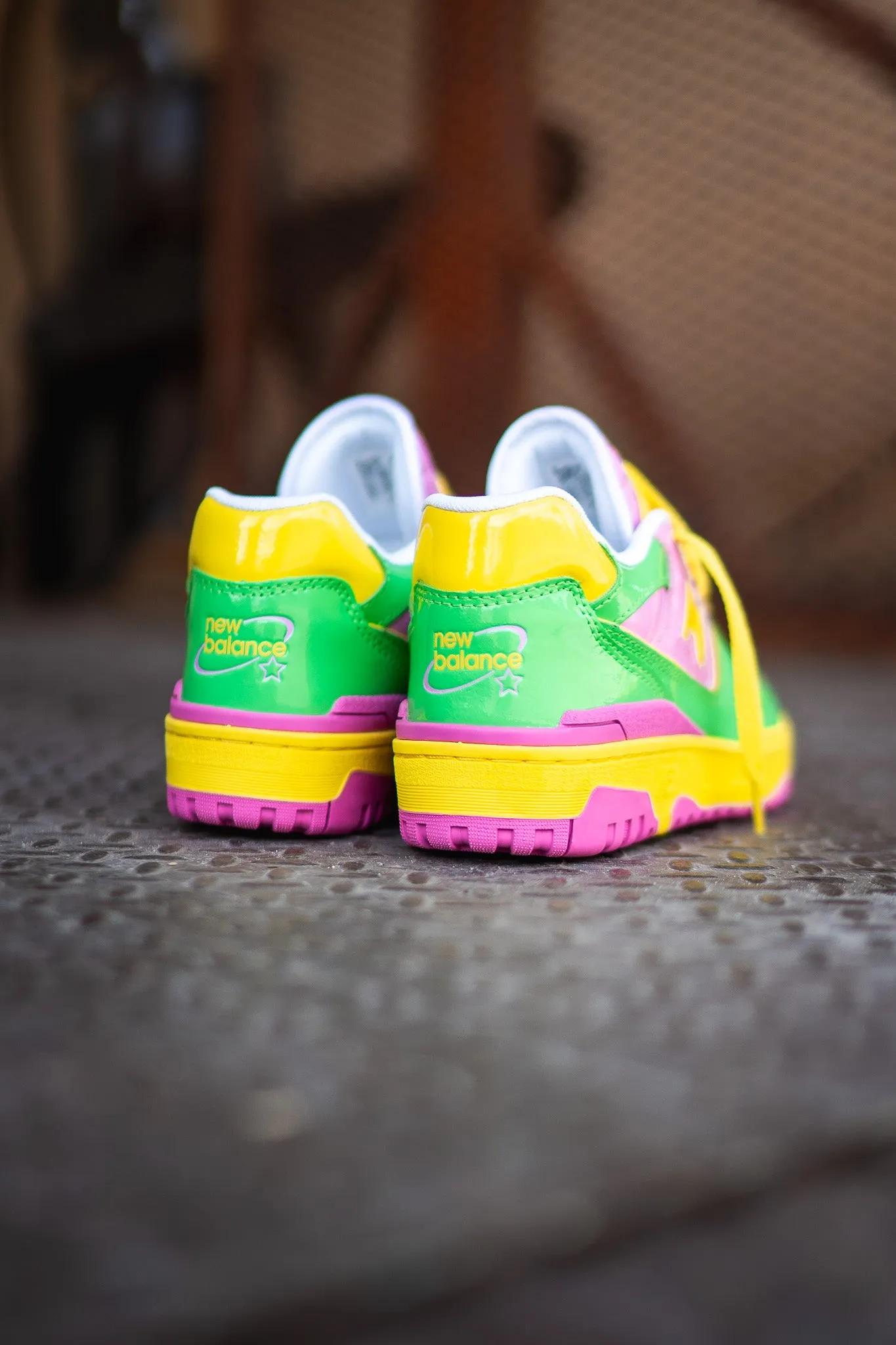 Distinctive chic Mens New Balance 550 (Neon Multi) - BB550YKA