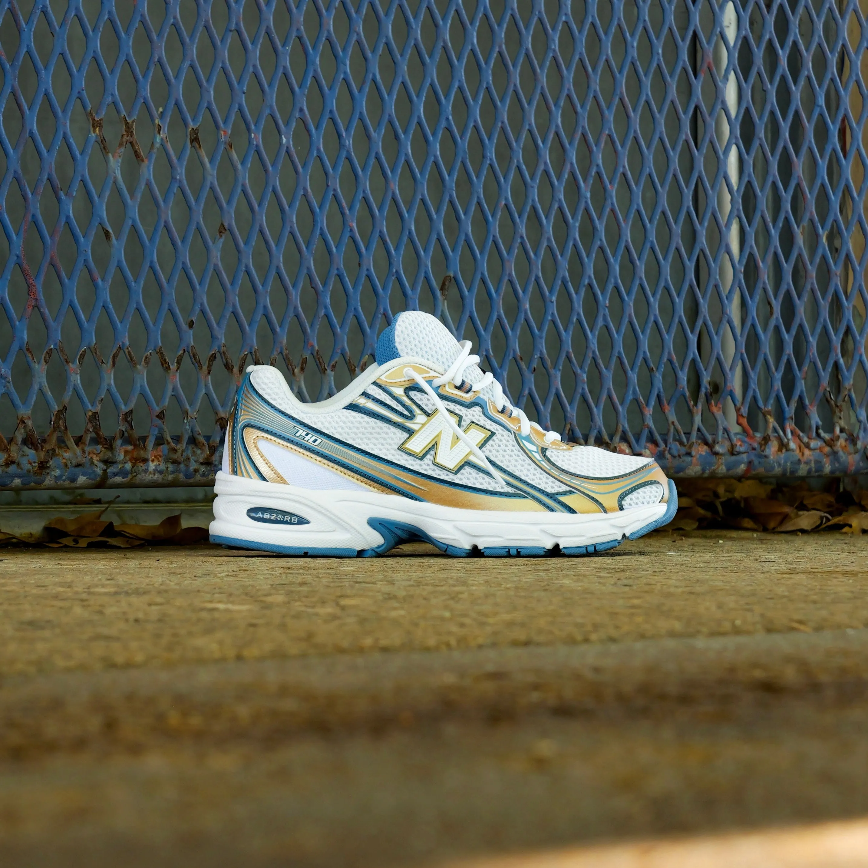 Mens New Balance 740 (Heron Blue/Metallic Gold) - U740HB2 spring styles