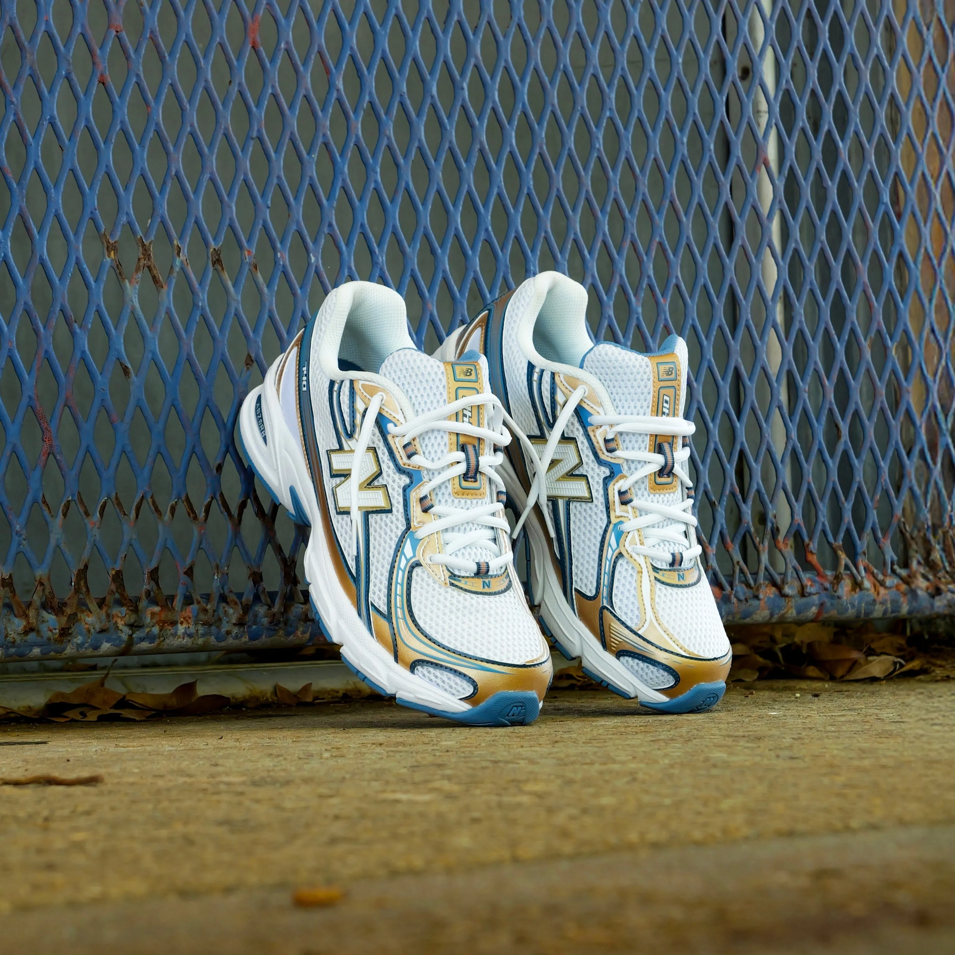 Mens New Balance 740 (Heron Blue/Metallic Gold) - U740HB2 Active Wear Padded Fit