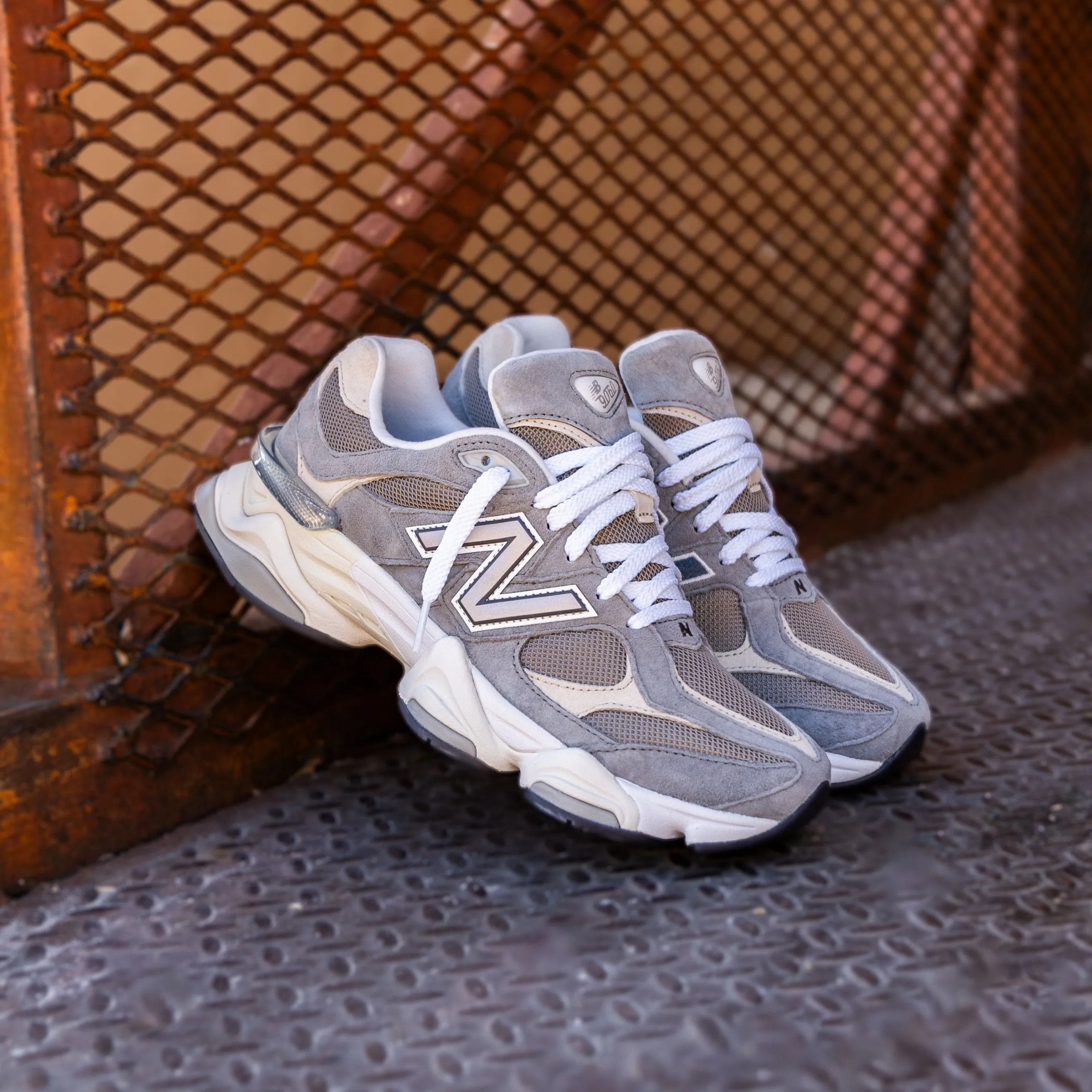 Mens New Balance 9060 (Grey/Brown) - U9060LBA Elevated durability