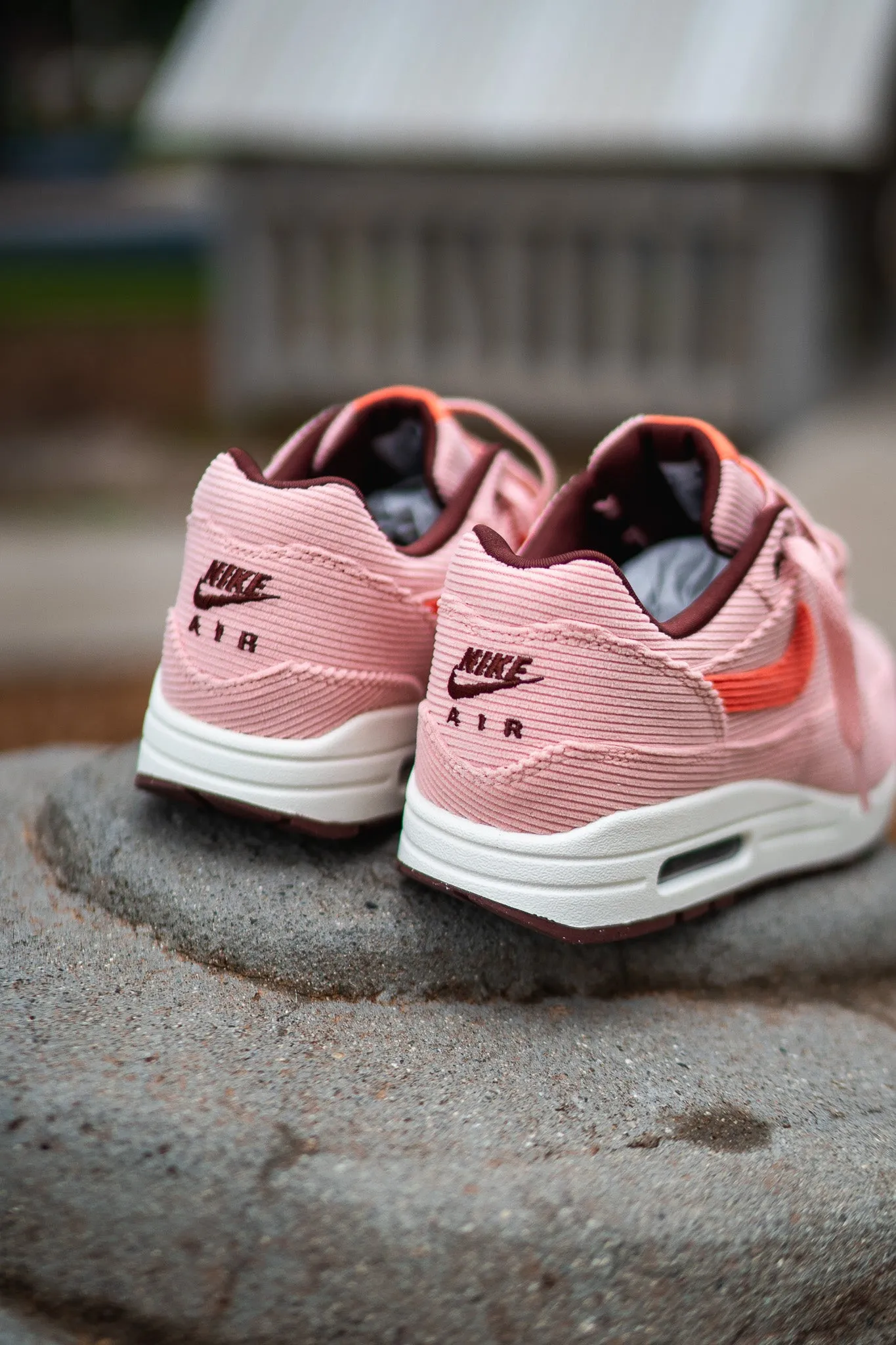 Mens Nike Air Max 1 PRM (Coral Star) cold - weather Fashion-forward flair