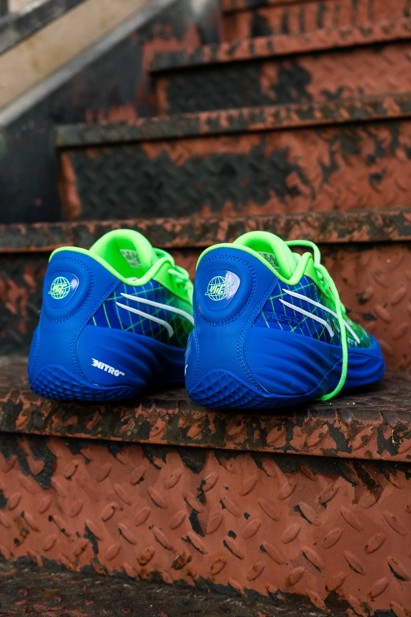 Mens Puma All-Pro NITRO Marcus Smart PE (Fluor Green Pes) Maximum Grip
