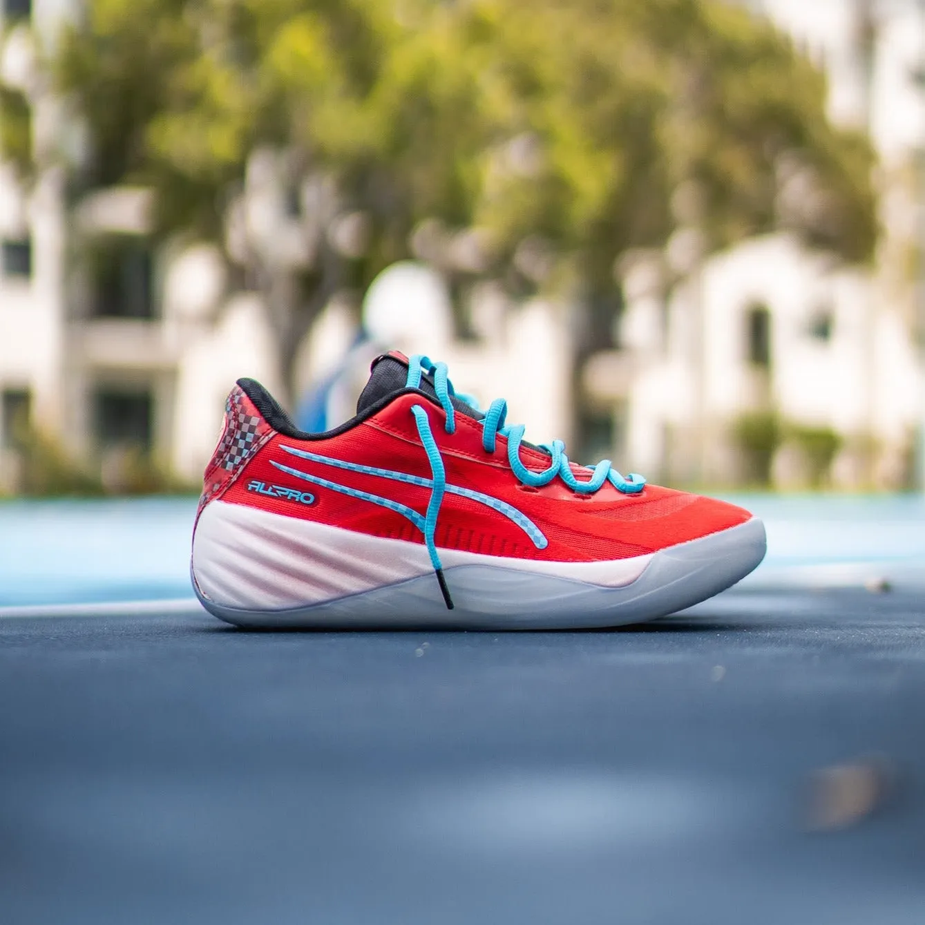 snowy - day shoes Mens Puma All-Pro Nitro x Scoot Henderson (Red/Blue)