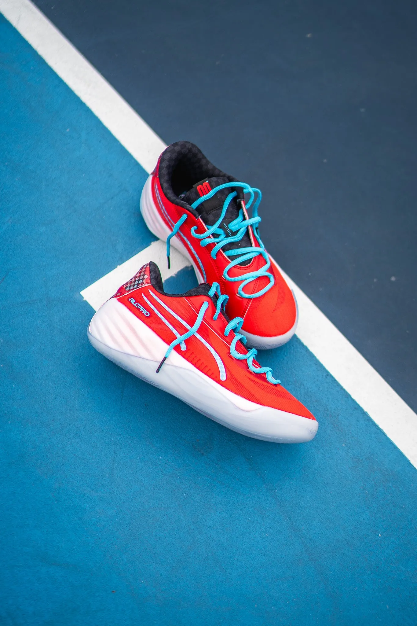 Mens Puma All-Pro Nitro x Scoot Henderson (Red/Blue) Adaptive stability