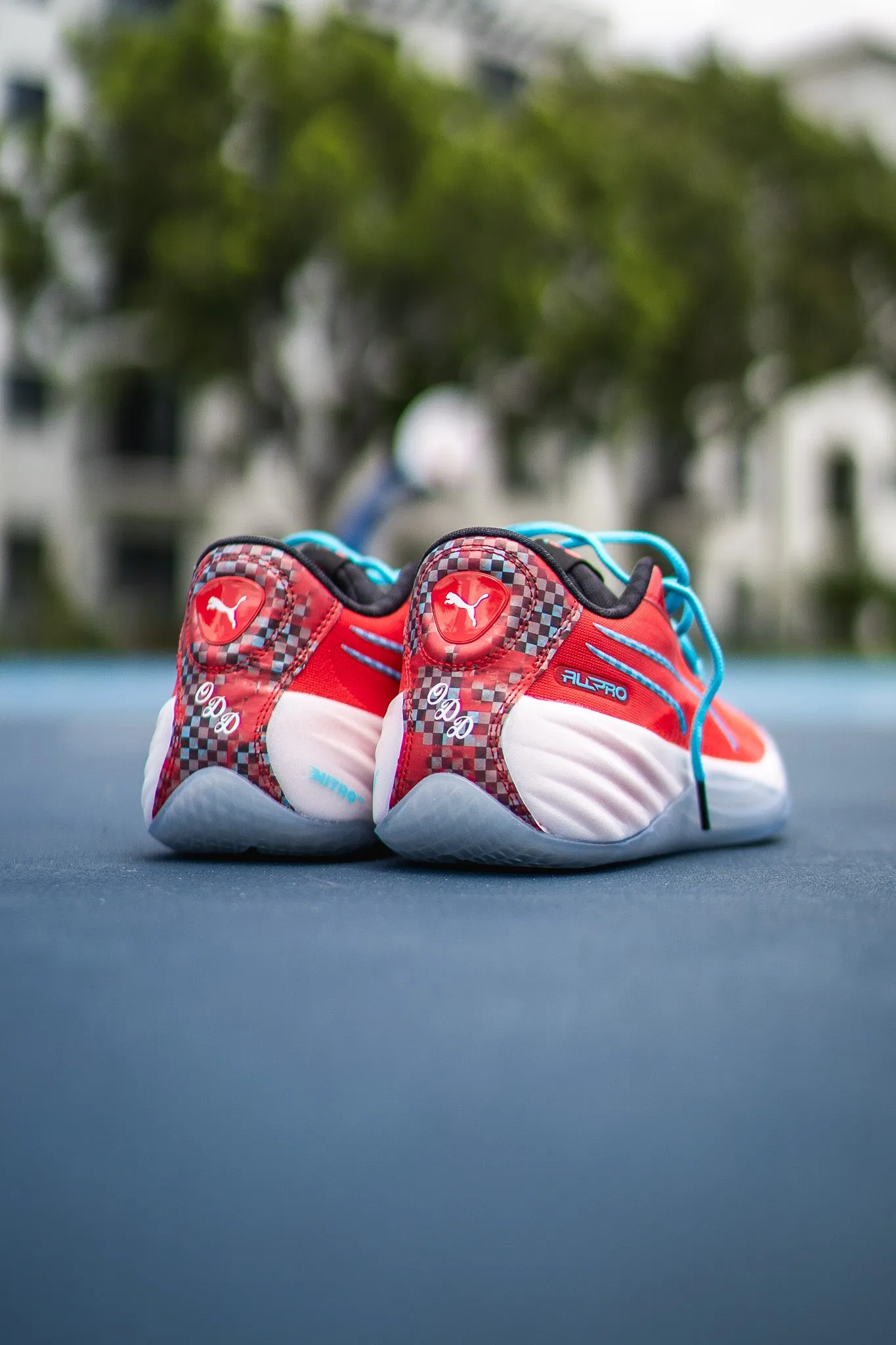 Mens Puma All-Pro Nitro x Scoot Henderson (Red/Blue) Iconic arch Comfortable Feel