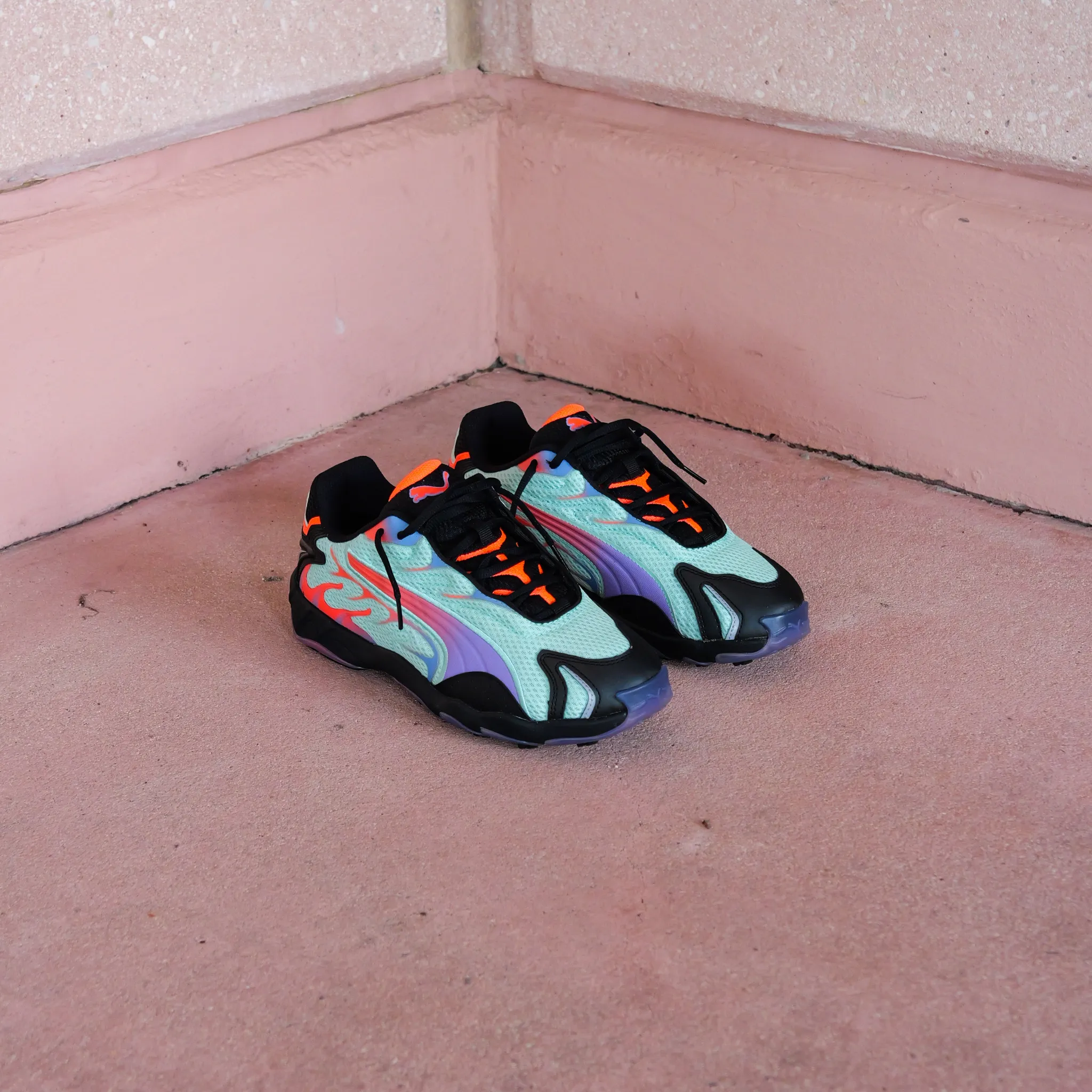 Mens Puma Inhale (Mint Melt/ Lavender Alert) Comfortable Wear