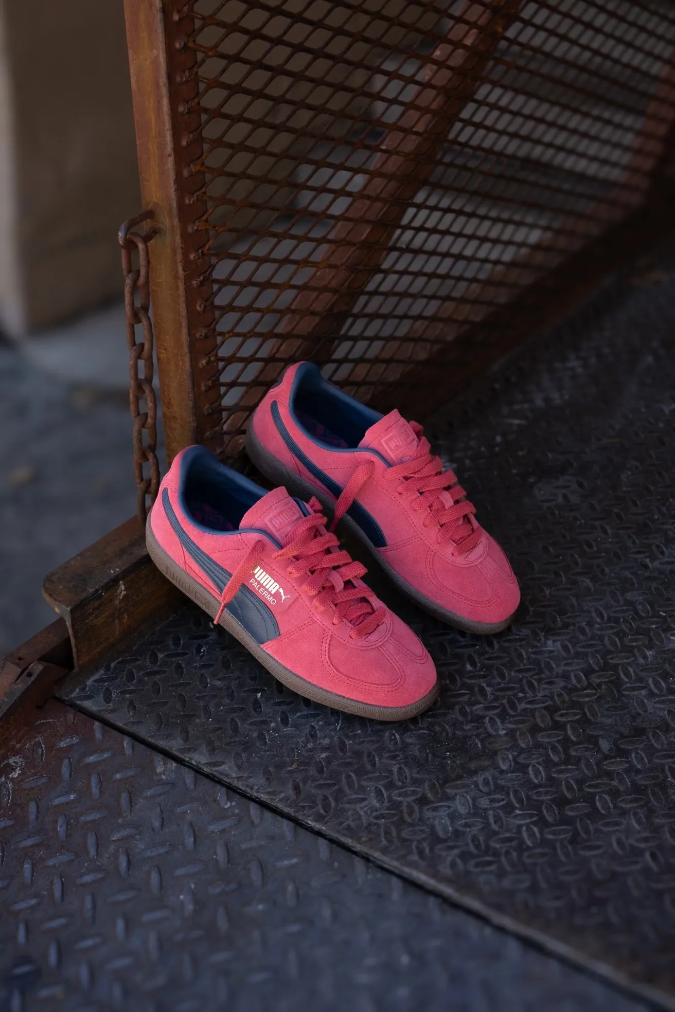 most complex Mens Puma Palermo (Club Red/Club Navy)