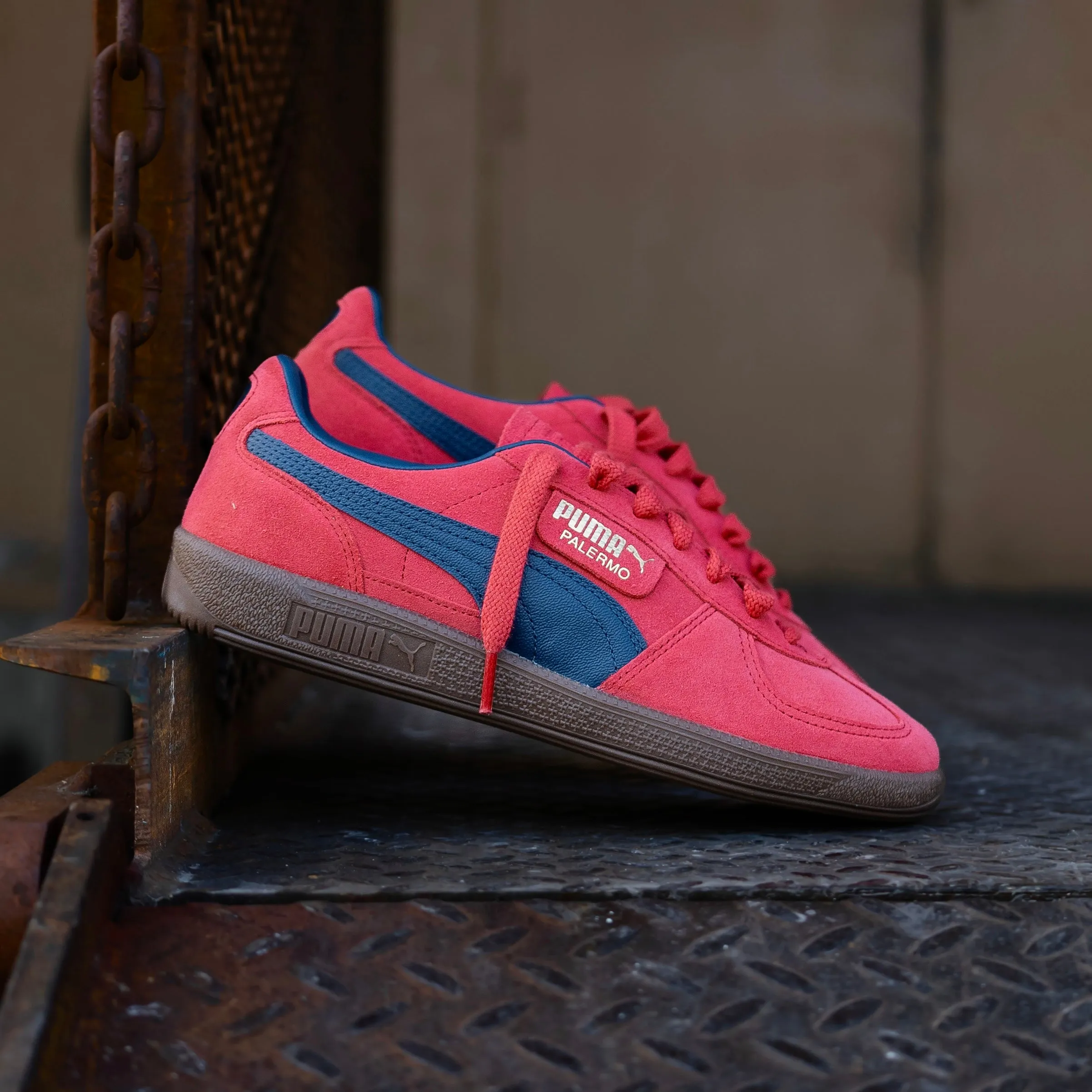 Mens Puma Palermo (Club Red/Club Navy) Wedding highly recommended