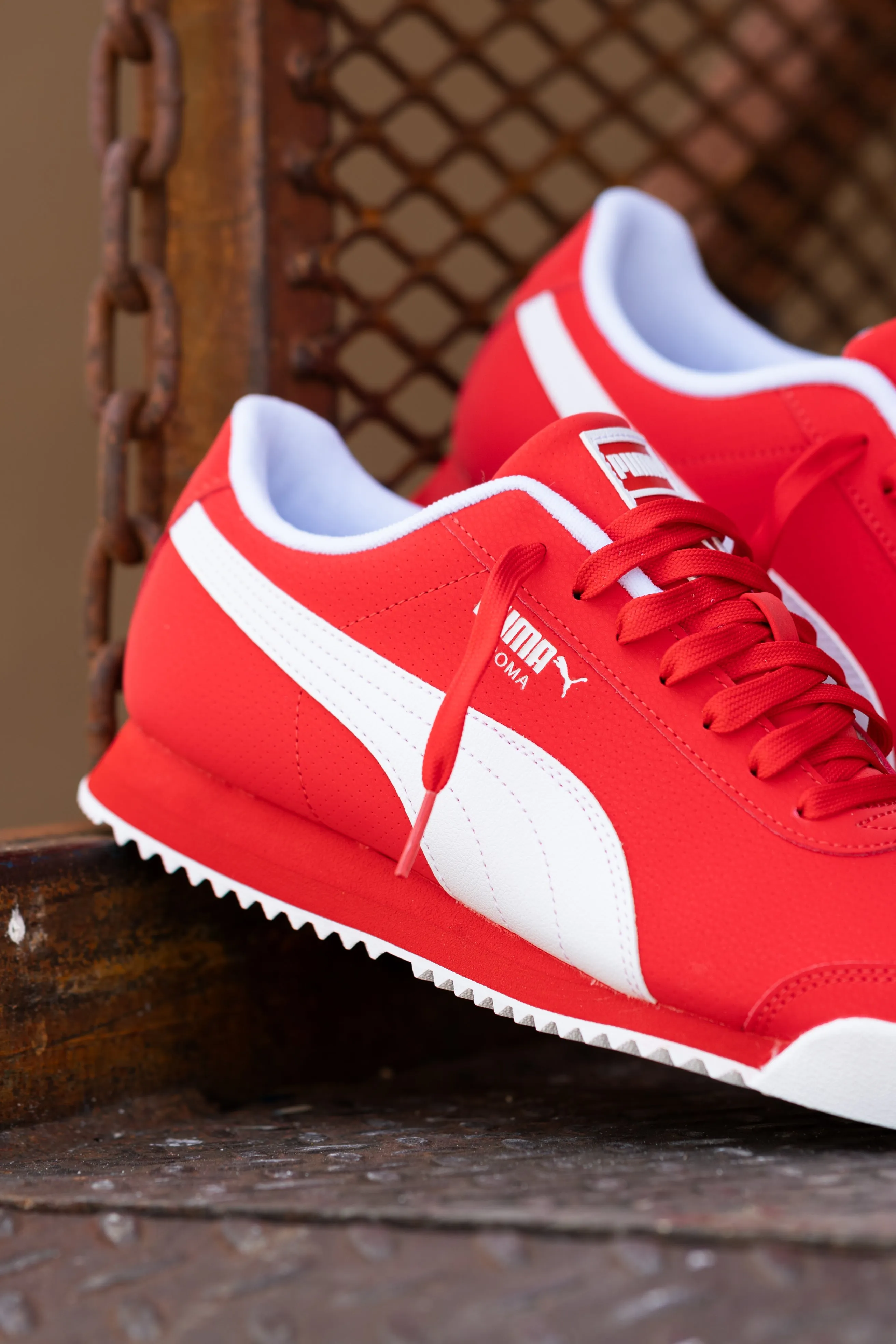 Optimal ease therapeutic - benefit - level Mens Puma Roma 24 Reversed (For All Time Red/Puma White)