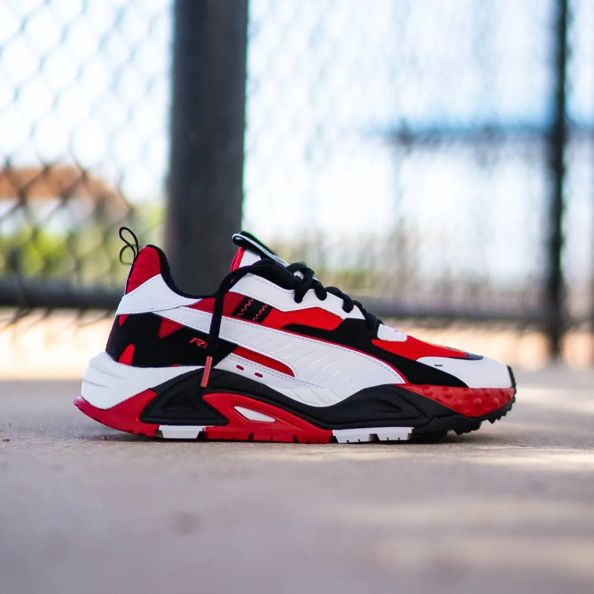 Durable Sole Mens Puma RS-Trck SUPER (Risk Red)