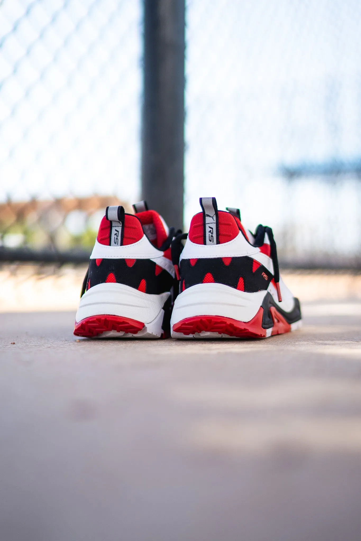 Mens Puma RS-Trck SUPER (Risk Red) balance improvement