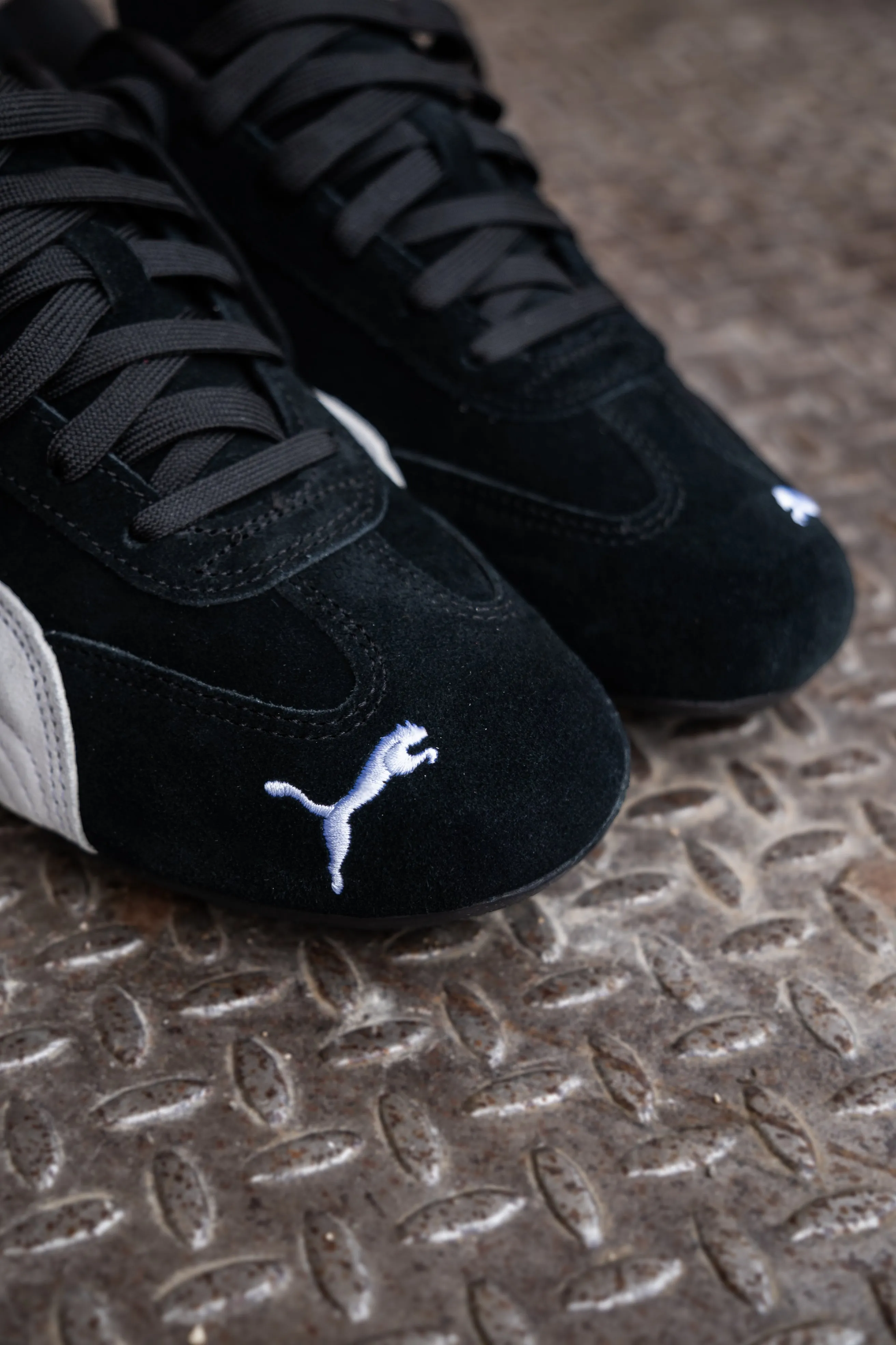 Structured chic low - quality Mens Puma Speedcat OG (Puma Black/Puma White)