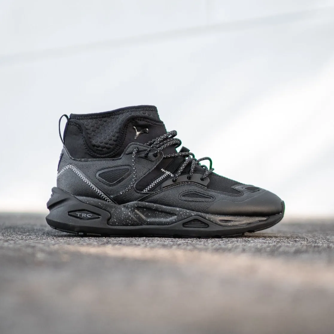 Men's Puma TRC Blaze Mid WS (Puma Black/Castlerock) Soft Touch Street Wear