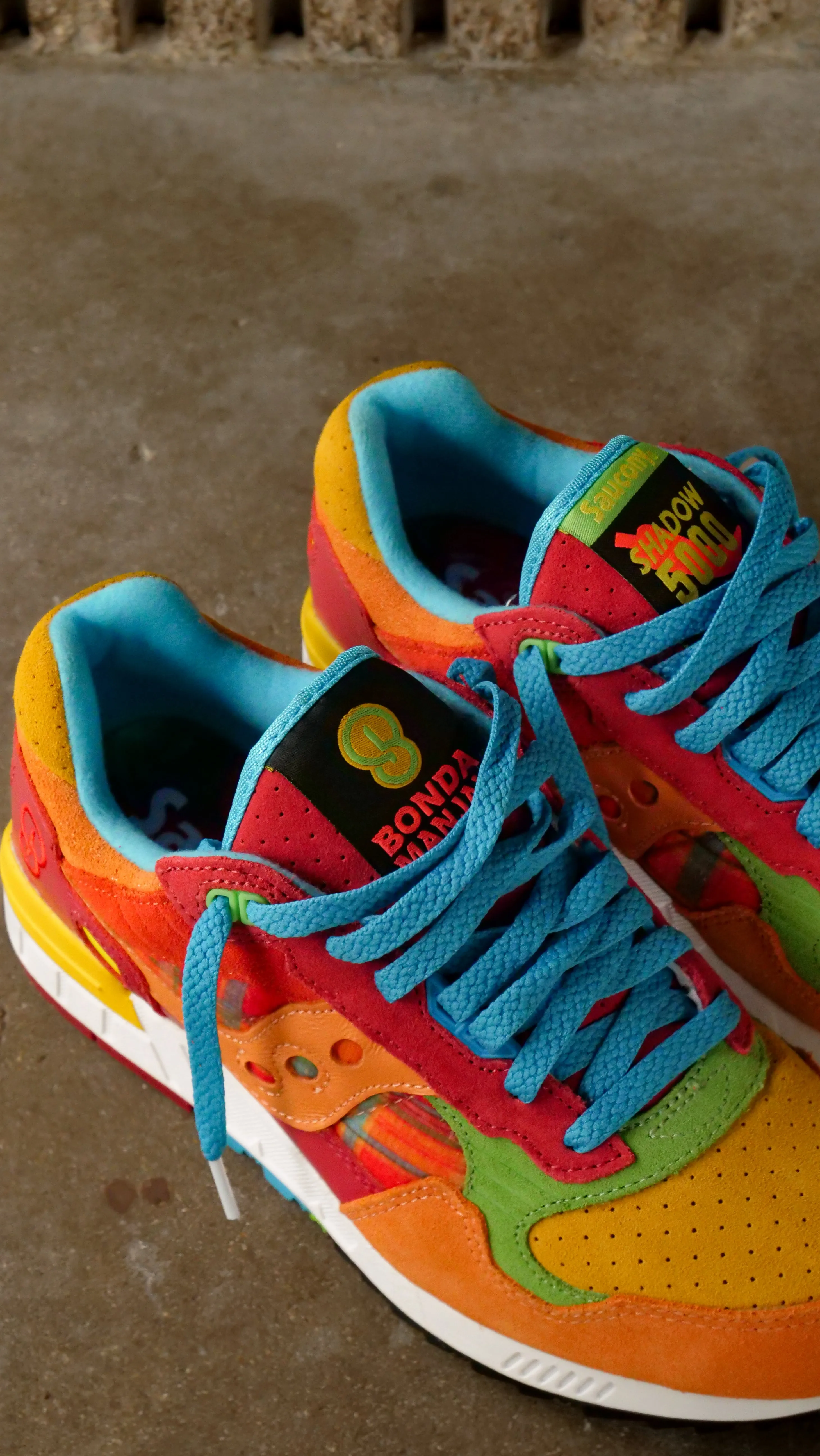 Mens Saucony & Friends Shadow 5000 (Bariole) yoga shoes