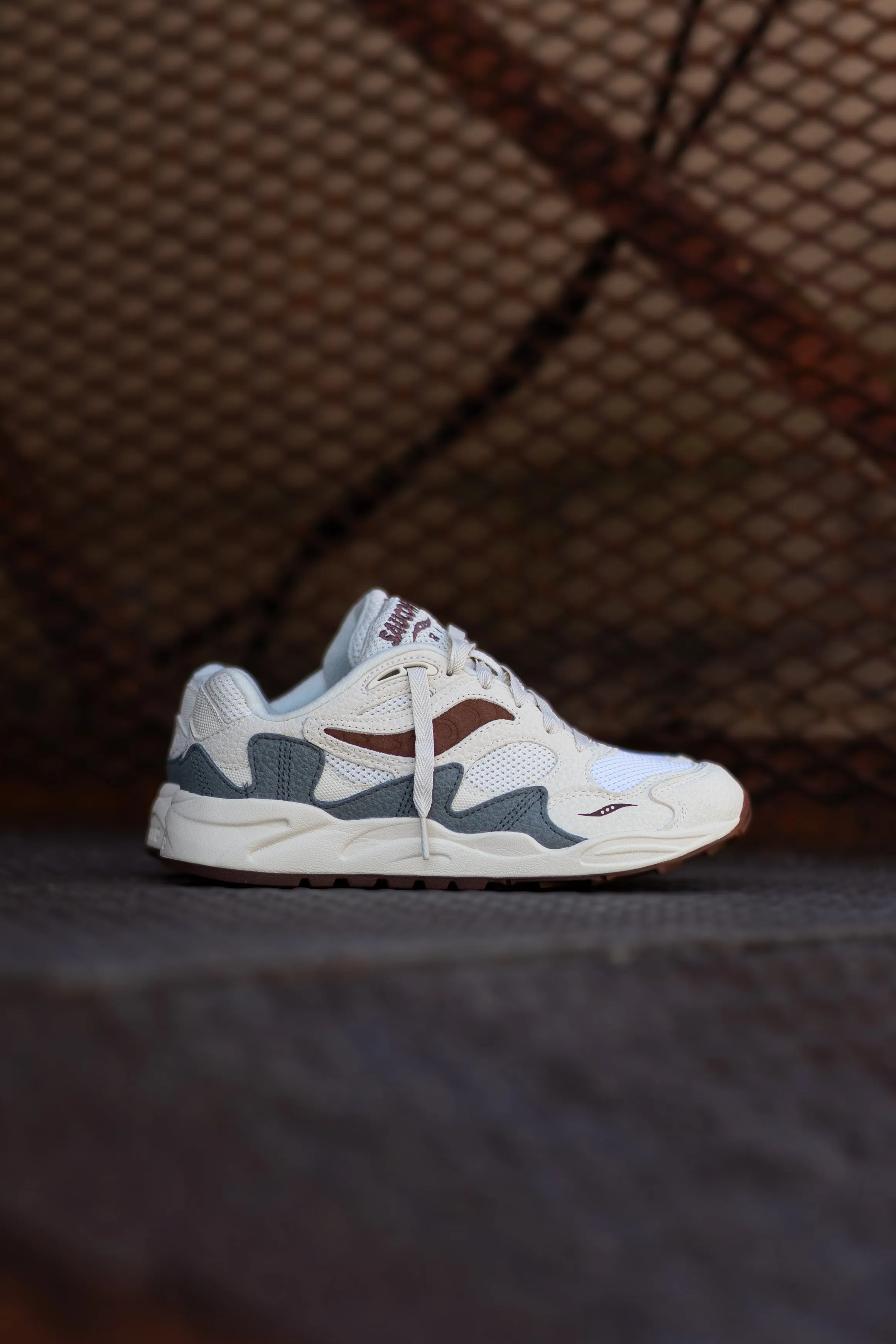 Mens Saucony Grid Shadow 2 (Sand/Brown) Fashionable Fair