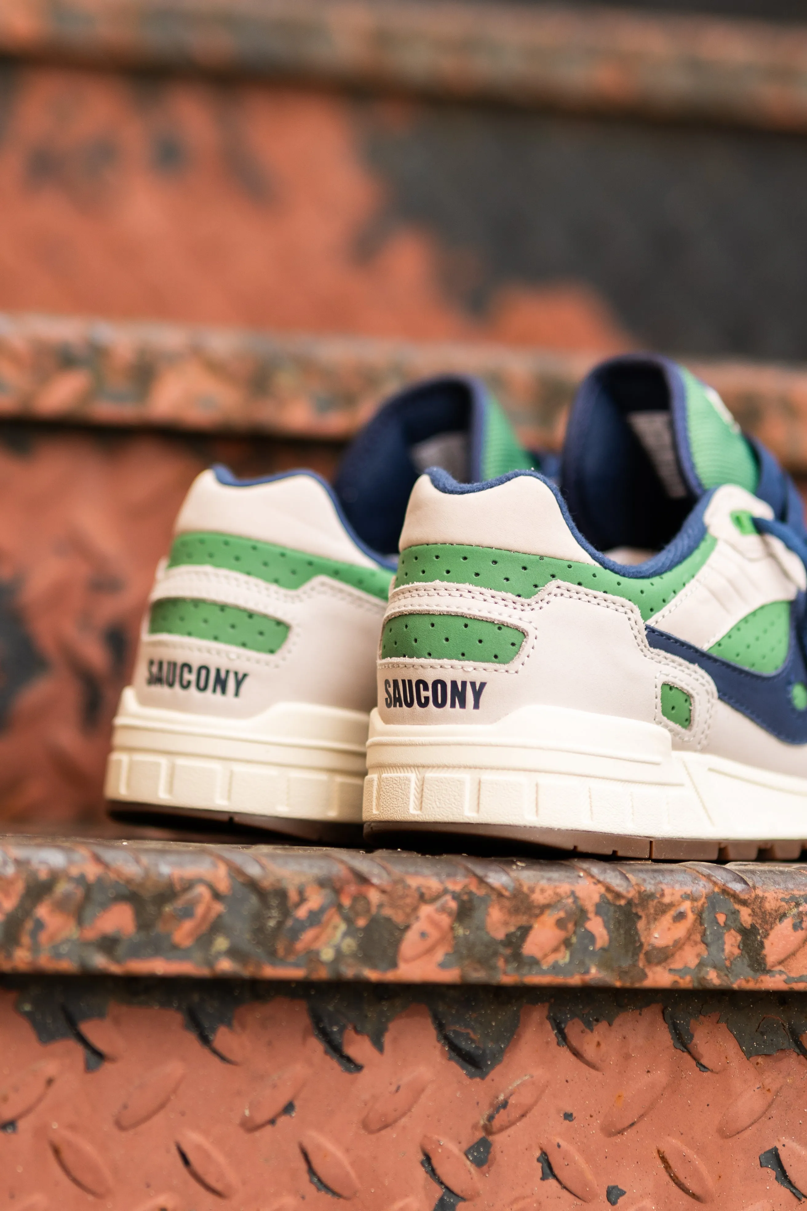 Good Grip Mens Saucony Shadow 5000 Ivy League (Fog/Green)