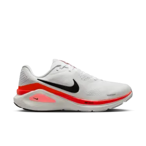 easy - to - clean - design shoes exercise routine MEN'S STRUCTURE 26 - D - WHITE/BLACK-BRIGHT CRIMSON