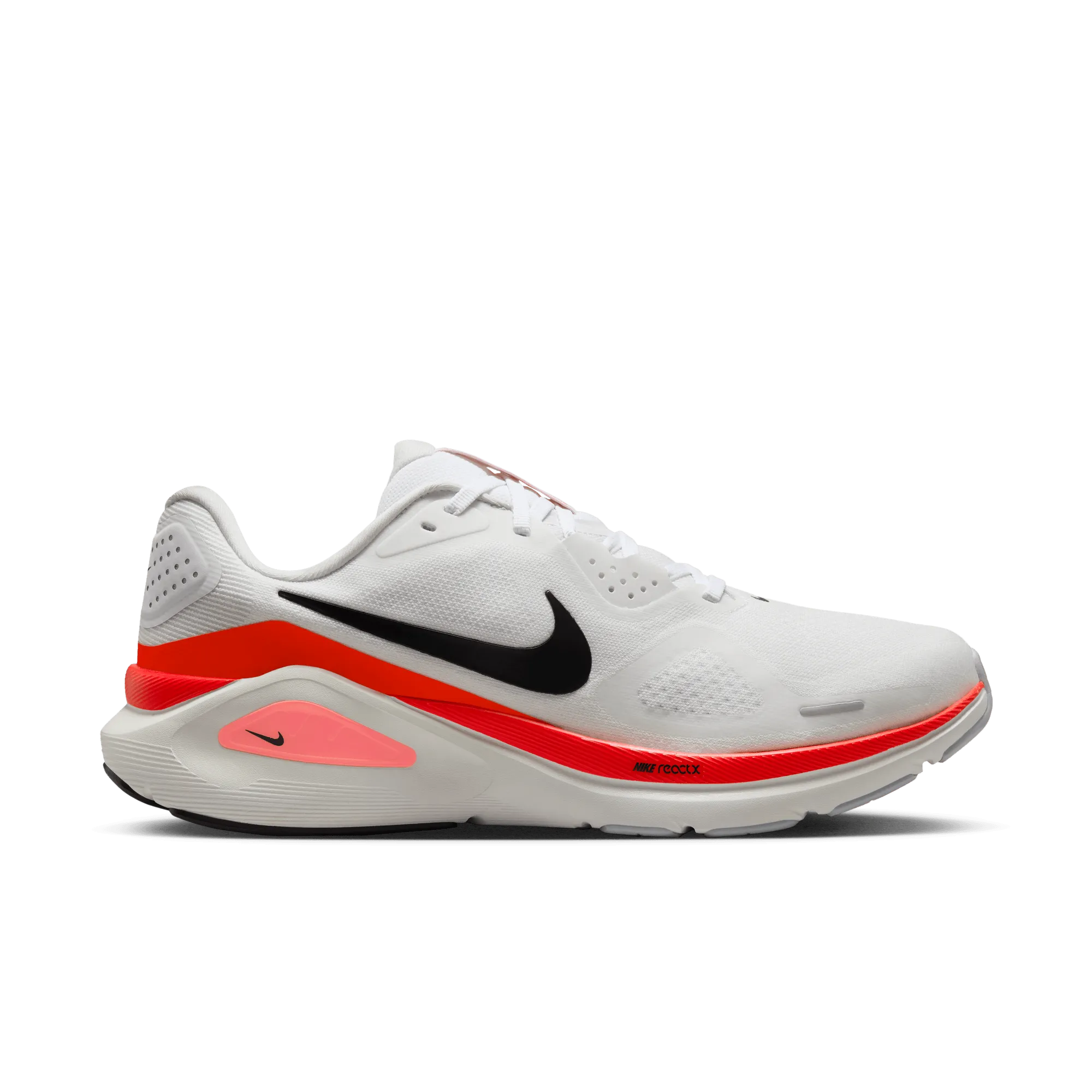 easy - to - clean - design shoes exercise routine MEN'S STRUCTURE 26 - D - WHITE/BLACK-BRIGHT CRIMSON