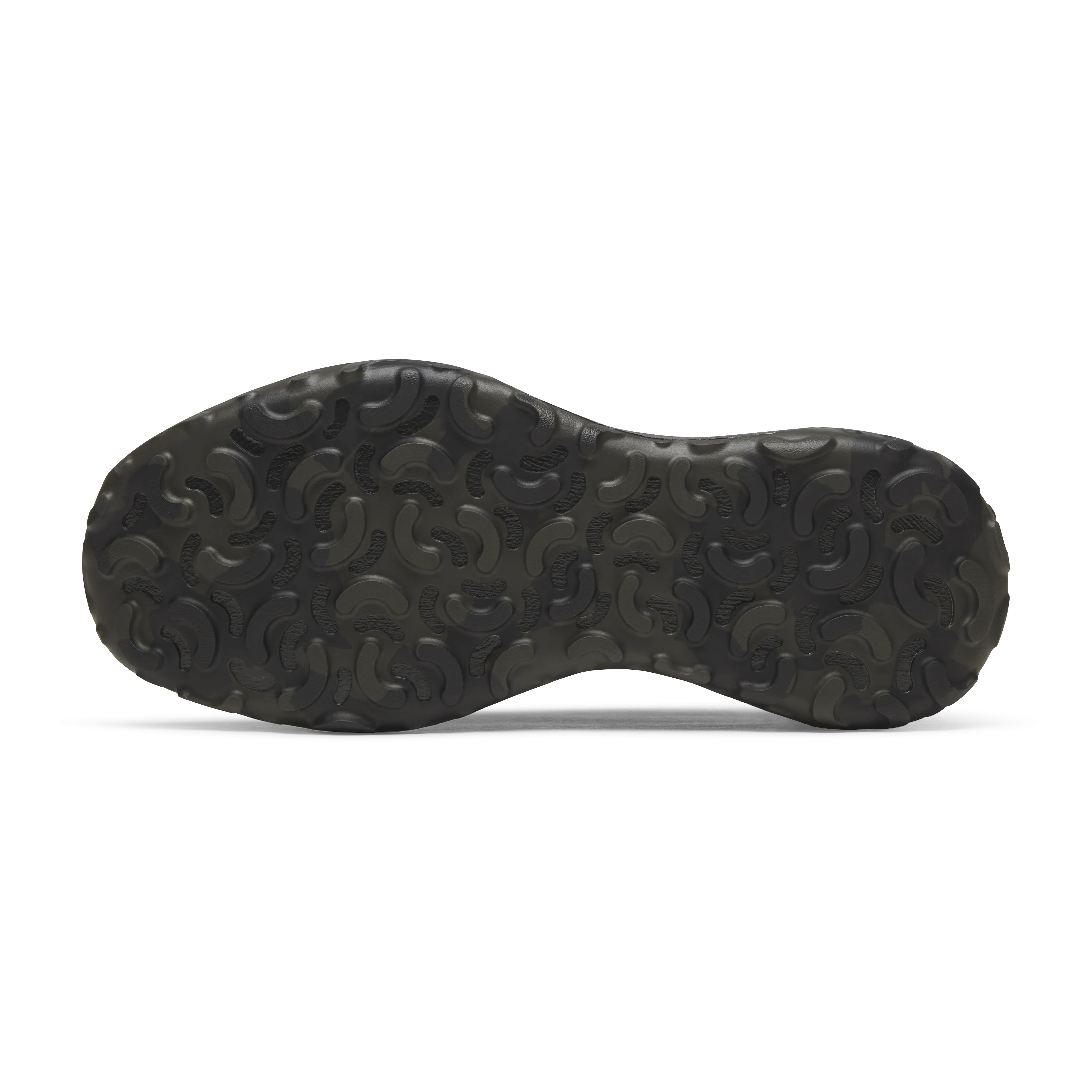 Men's Trail Runner - Natural Black/Dark Jungle (Natural Black Sole) Breathable   fabric Leather   upper