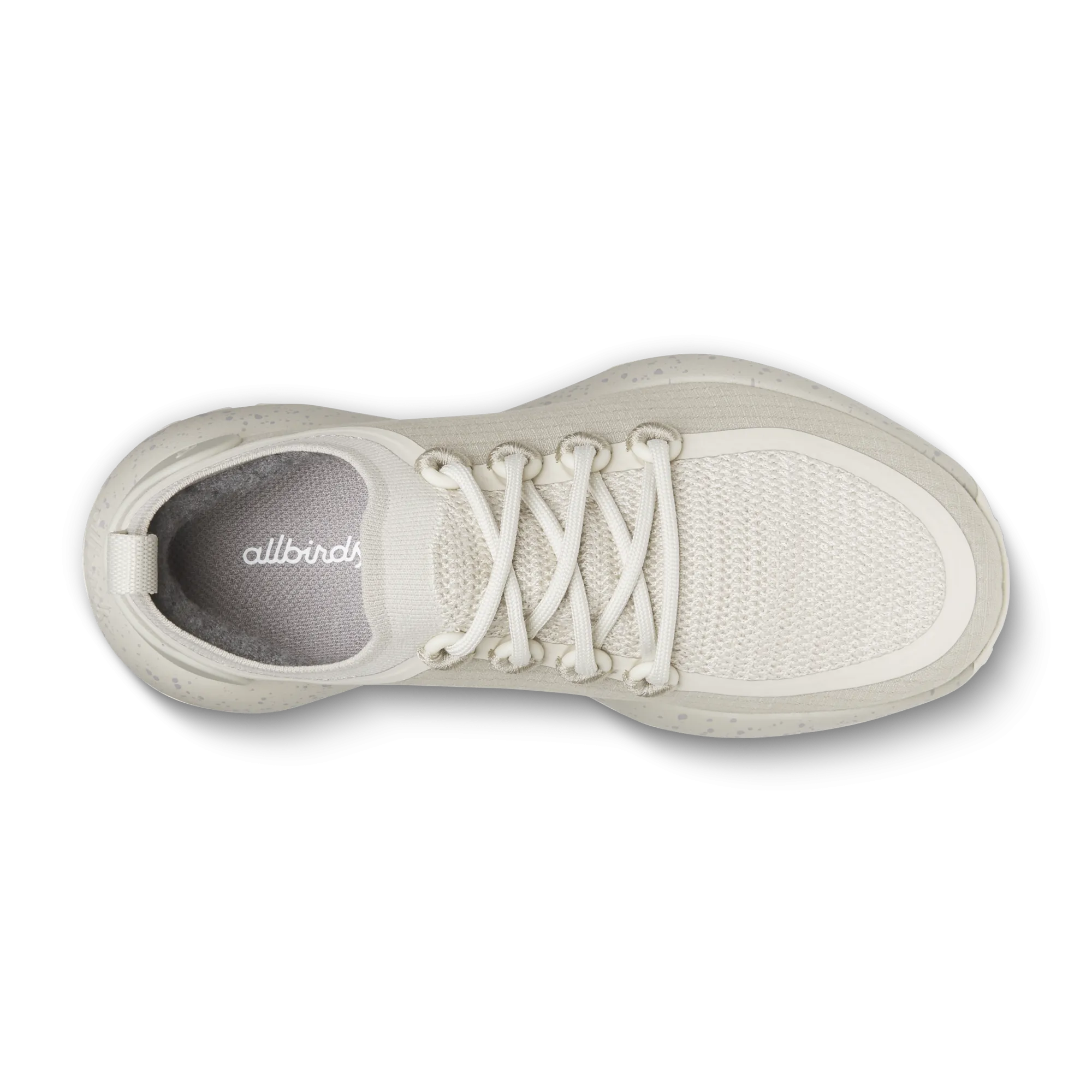 Men's Trail Runner - Weathered White (Weathered Grey Sole) Harbor Stroll ShockAbsorbingSole